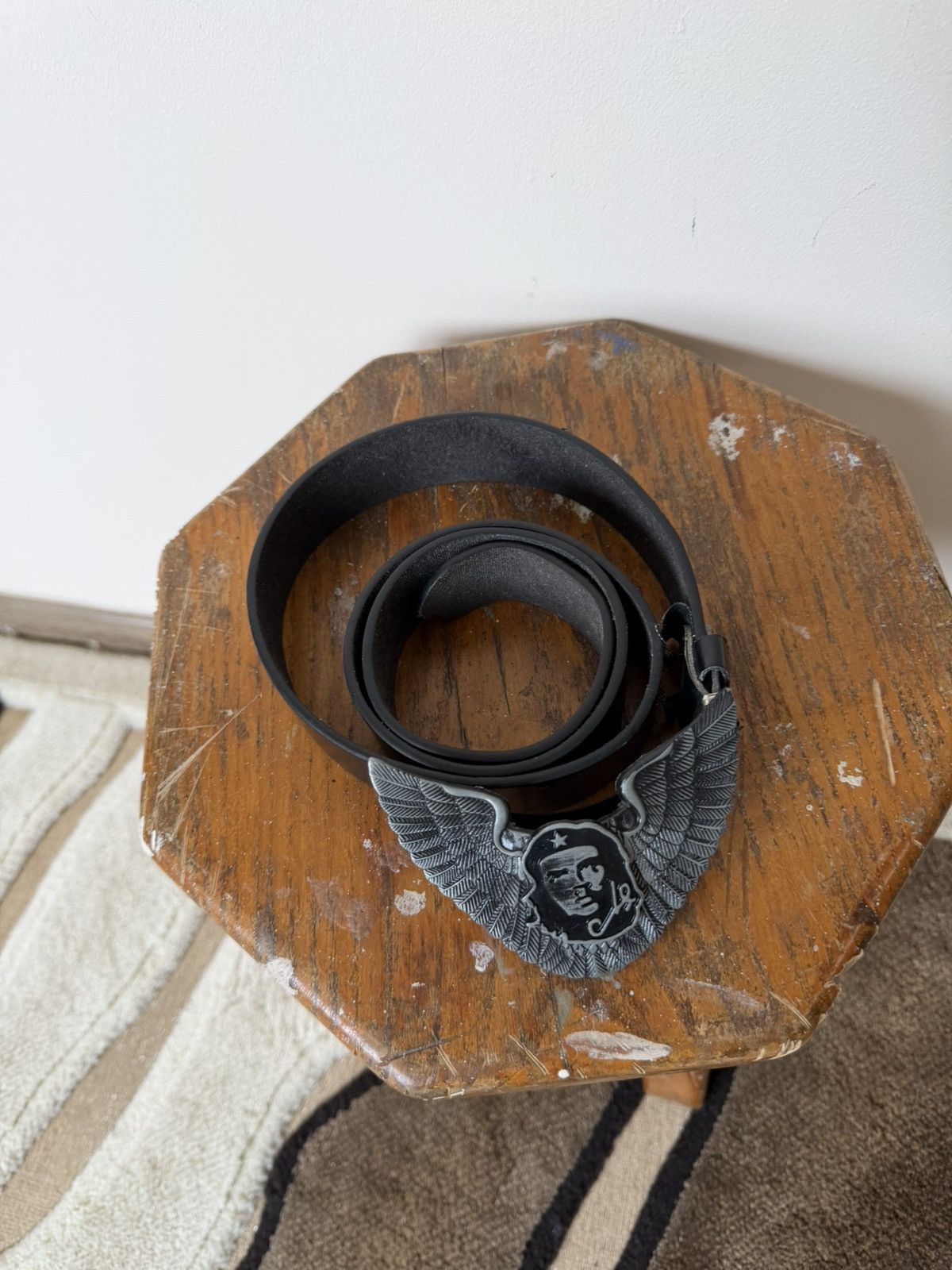 Vintage Vintage 90s Streetwear Metal Logo Opium Leather belt Size ONE SIZE - 5 Thumbnail
