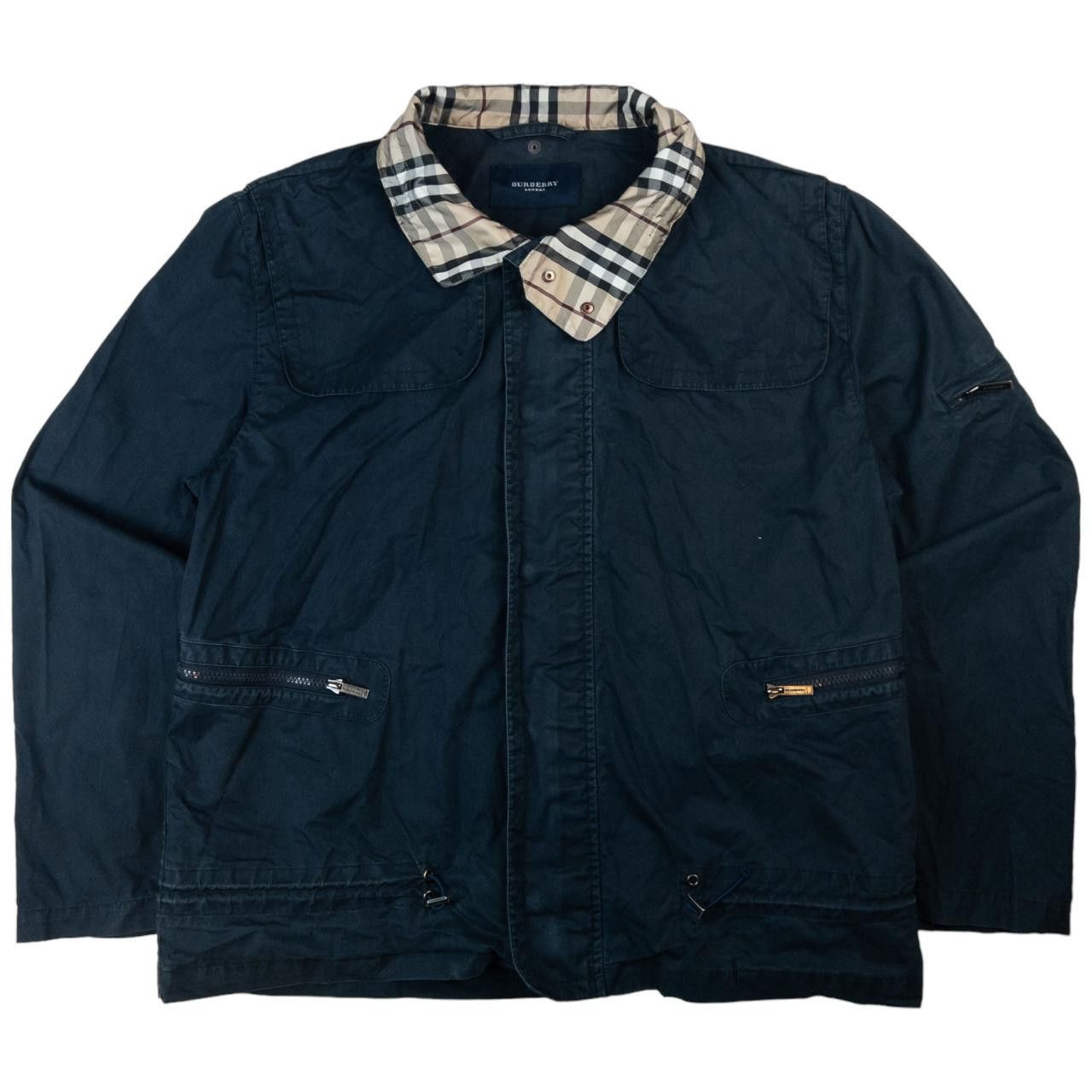 Burberry Vintage Burberry Nova Check Collar Zip Up Jacket Size L Size US L / EU 52-54 / 3 - 1 Thumbnail