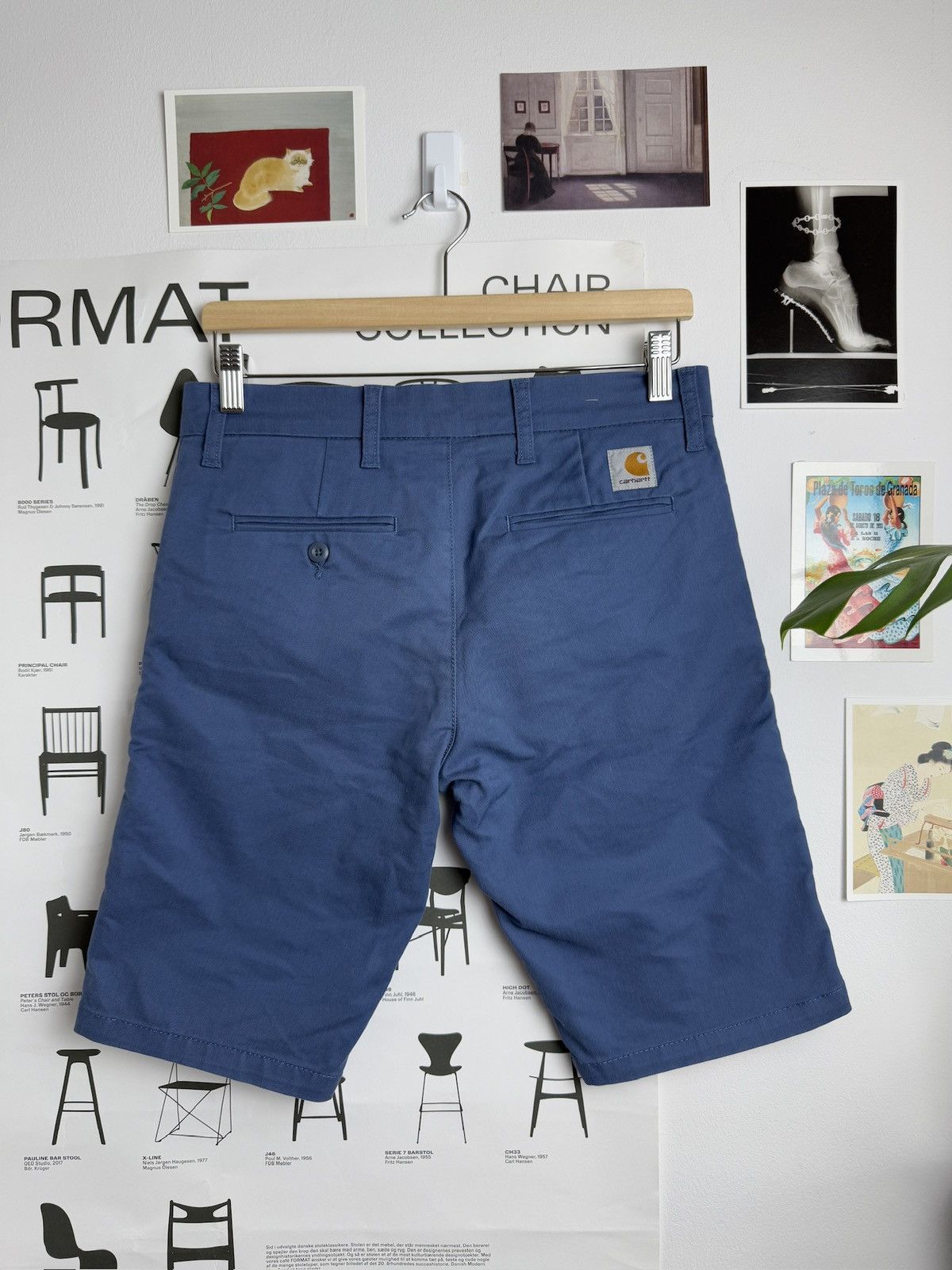 Carhartt × Designer Carhartt sid shorts jorts 29 designer streetwear skate baggy Size US 29 - 1 Thumbnail