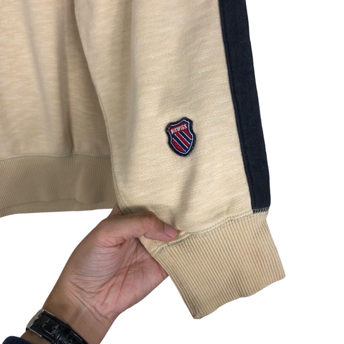 K-Swiss × Vintage Vintage K swiss Sweatshirt 90s design rare medium Size US M / EU 48-50 / 2 - 9 Thumbnail