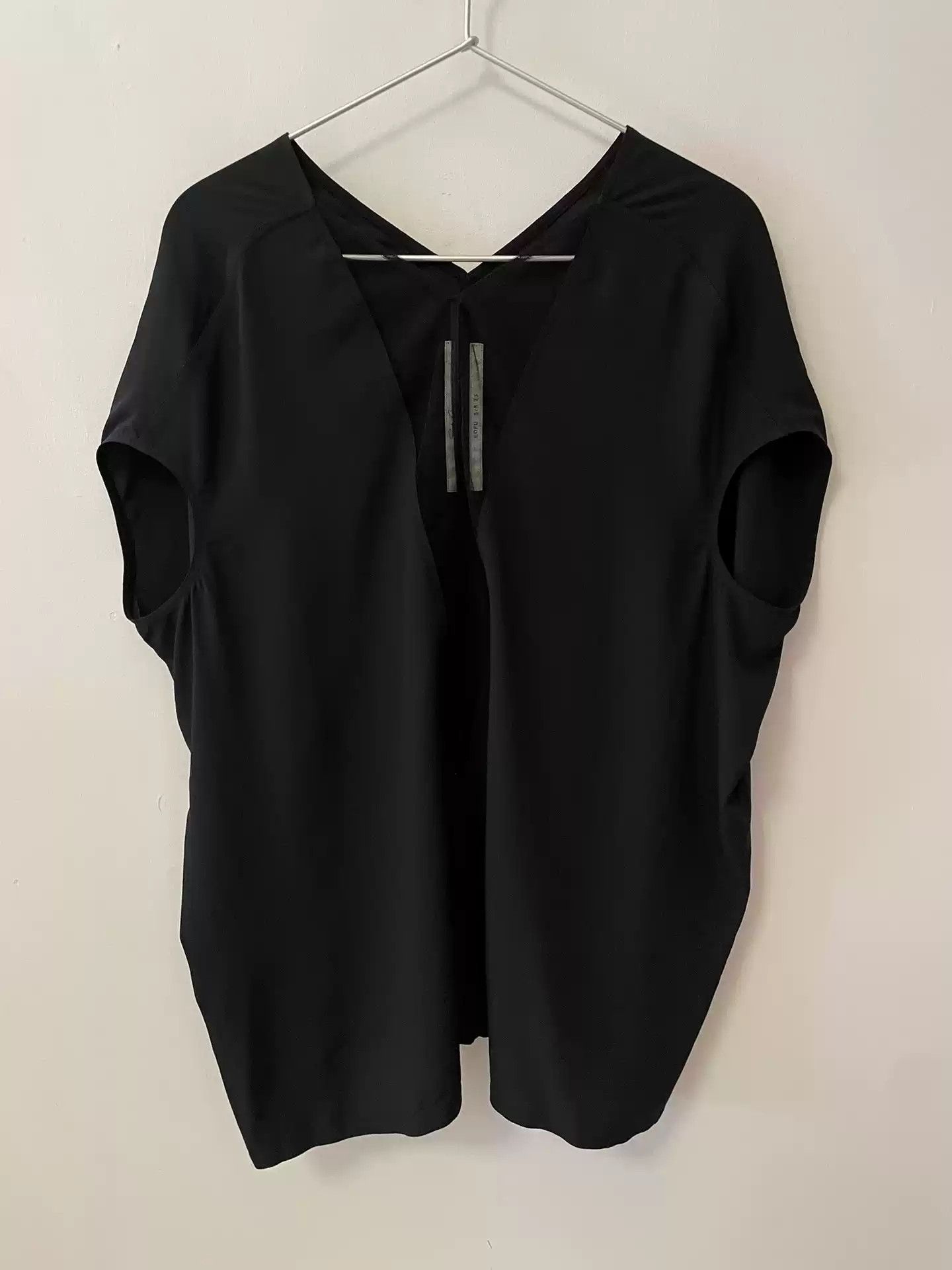 Rick Owens Rick Owens Silk Acetic Sleeveless Top Classic | Grailed