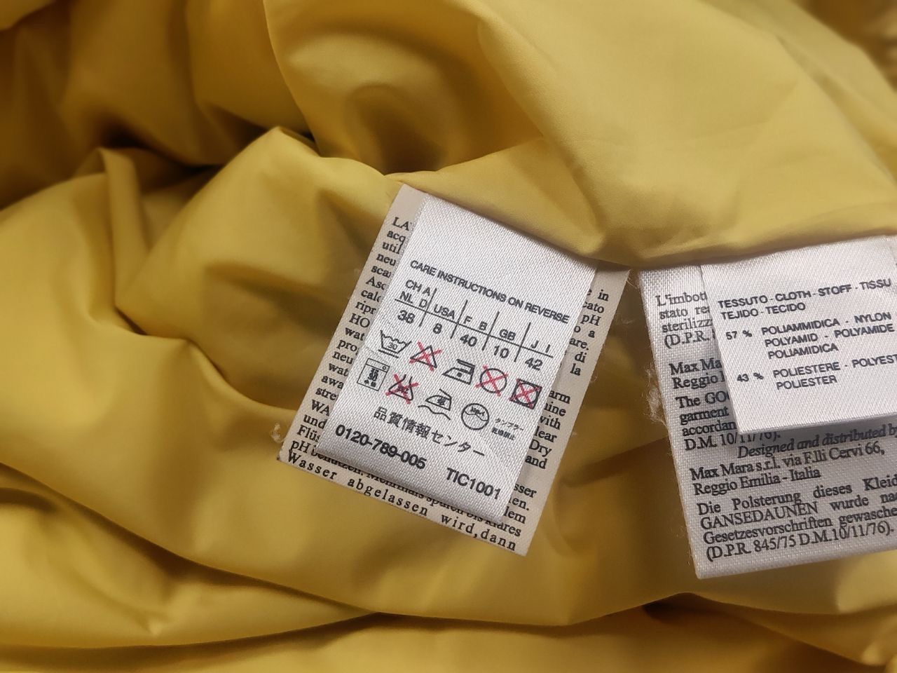 Max Mara Max Mara Weekend Lemon yellow micro down vest Zip Jacket Size M / US 6-8 / IT 42-44 - 14 Thumbnail
