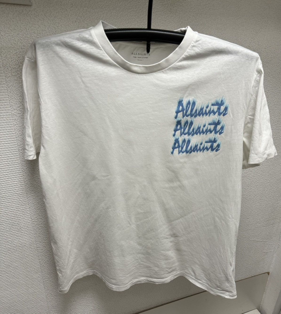 Allsaints Allsaints big logo white t-shirt L sz Japanese brand Size US L / EU 52-54 / 3 - 1 Thumbnail