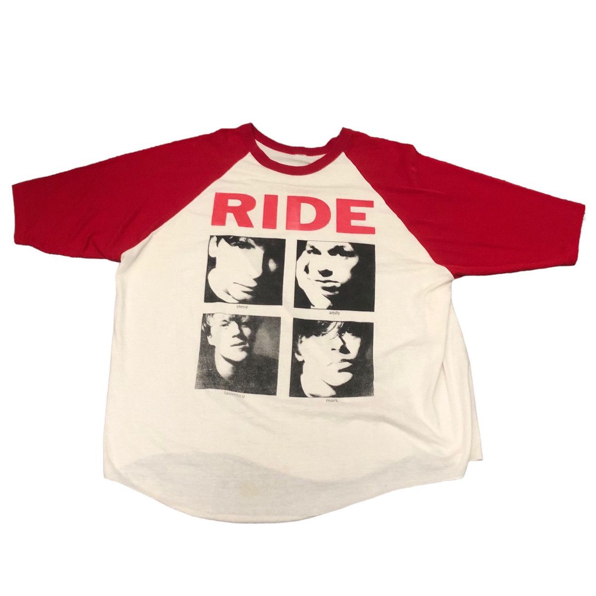 Band Tees Vtg Ride Full Line-Up Members Photoprints Band Tshirt Size US XL / EU 56 / 4 - 2 Thumbnail