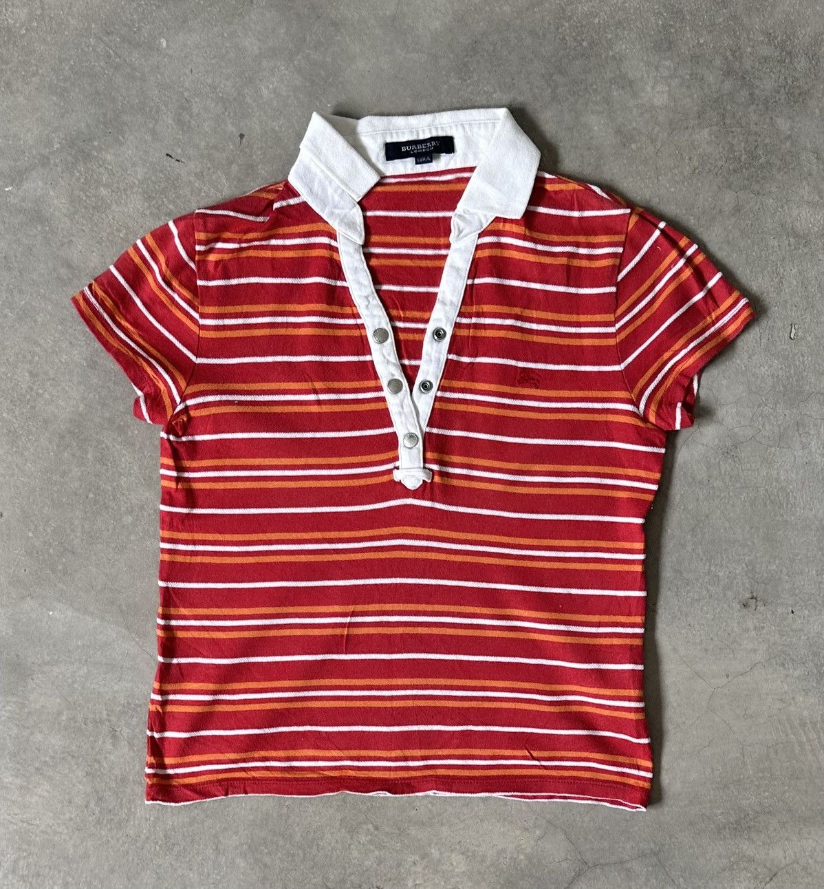 Burberry BURBERRY STRIPES POLO TEE Size US XS / EU 42 / 0 - 1 Thumbnail