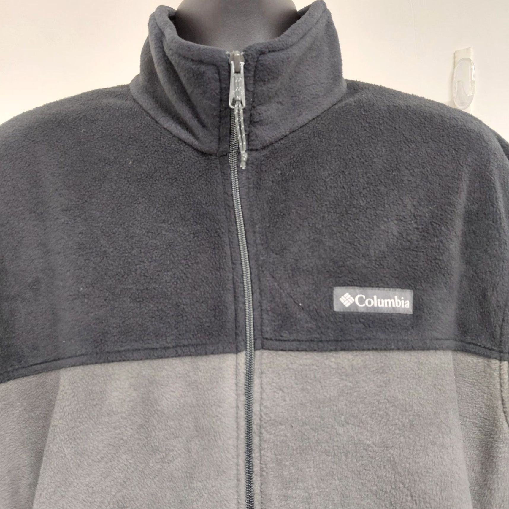 Vintage Columbia Steens Mountain Fleece Jacket Men XL Gray Black Full Zip Outdoor Hiking Jacket Size US XL / EU 56 / 4 - 4 Thumbnail