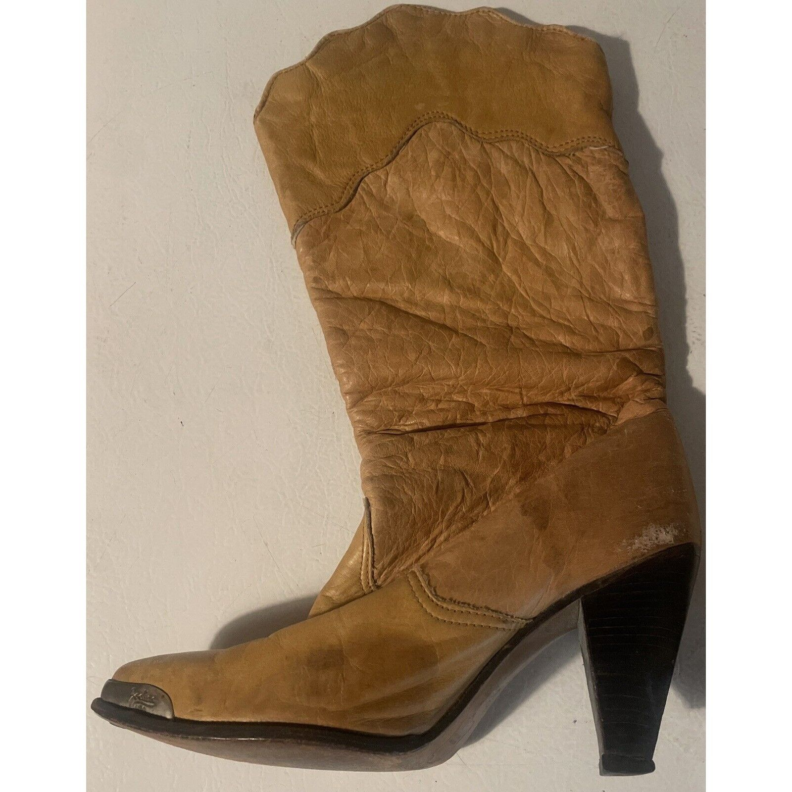 Other Vintage 70's Zodiac Cowgirl Boots Women's Size 6.5 Hippie Wo Size US 6.5 / IT 36.5 - 5 Thumbnail