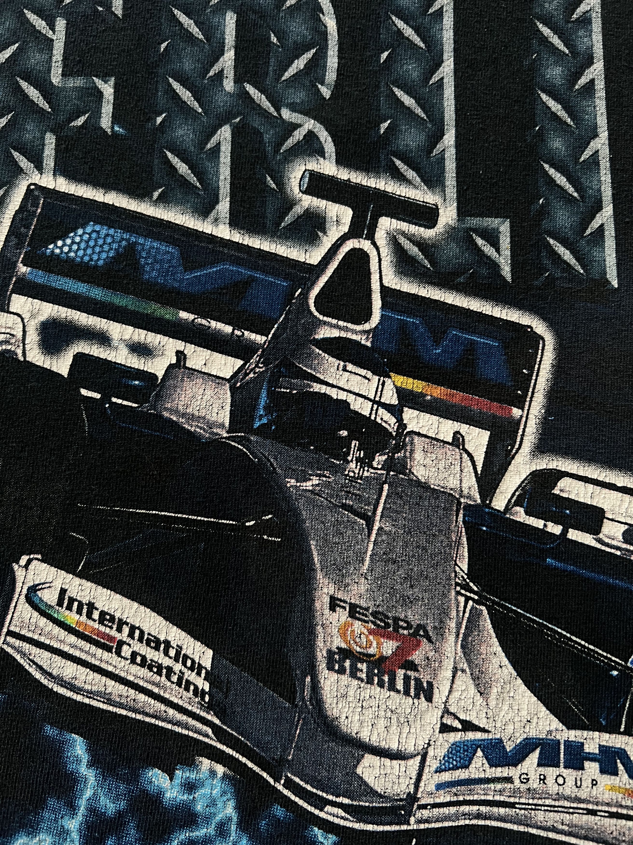 Formula 1 Vintage 2000s Formula One F1 Berlin Faded Black Tee Size US L / EU 52-54 / 3 - 5 Thumbnail