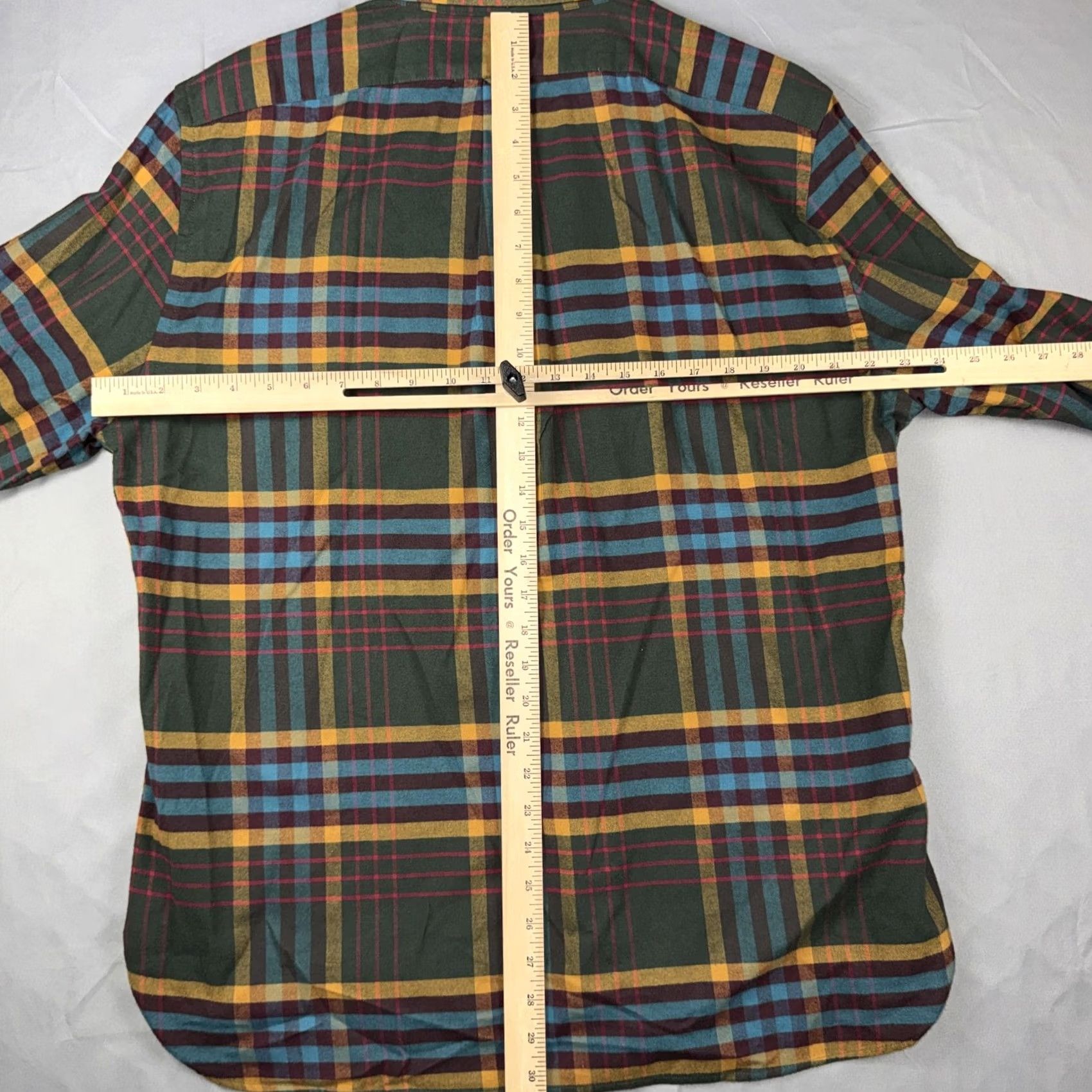 Todd Snyder Todd Snyder Shirt Men's XL Multicolor Plaid Button Front Long Sleeve Size US XL / EU 56 / 4 - 7 Thumbnail