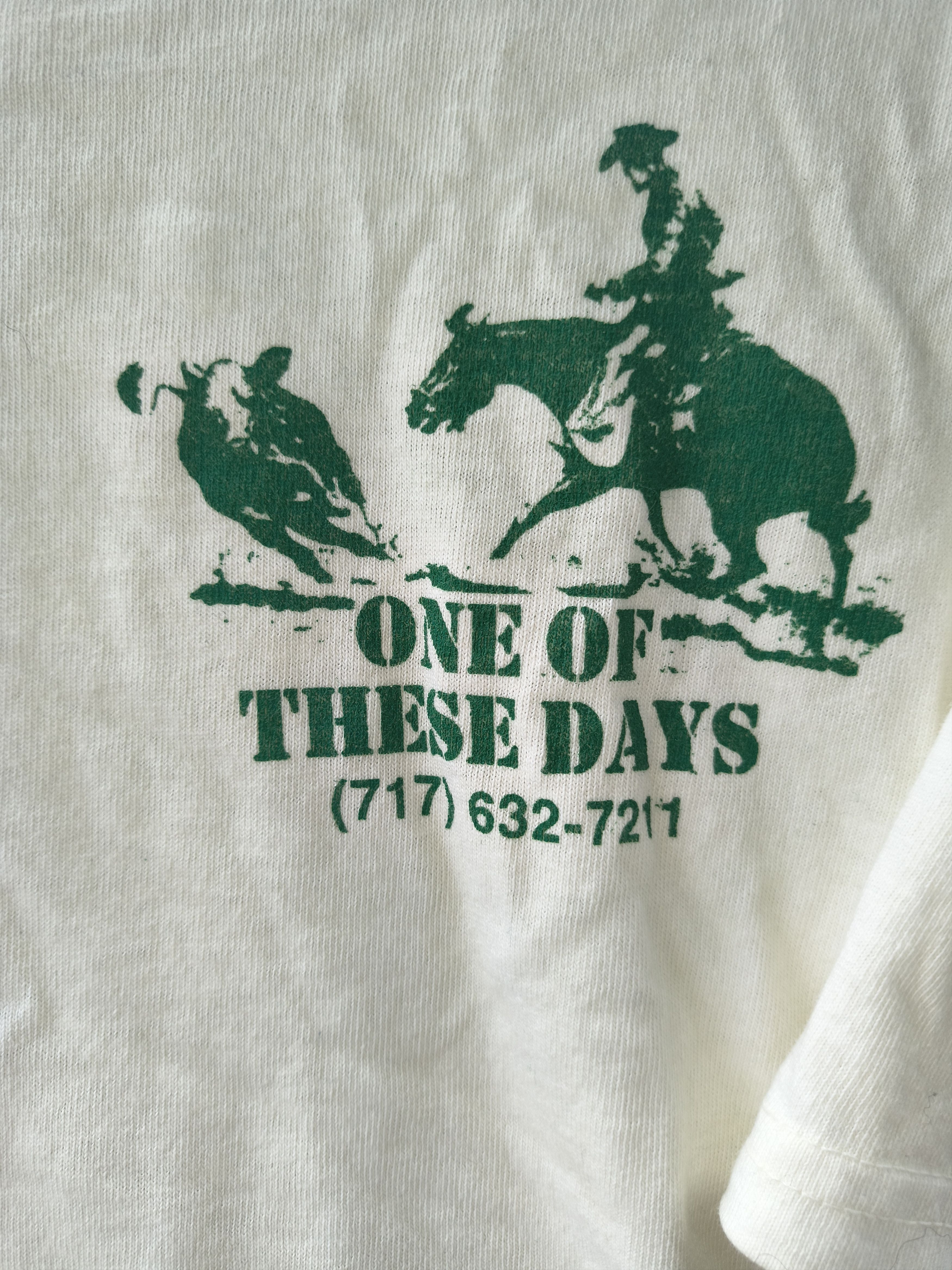 One of These Days One of these days round up ranch white shirt green size XL Size US XL / EU 56 / 4 - 2 Thumbnail