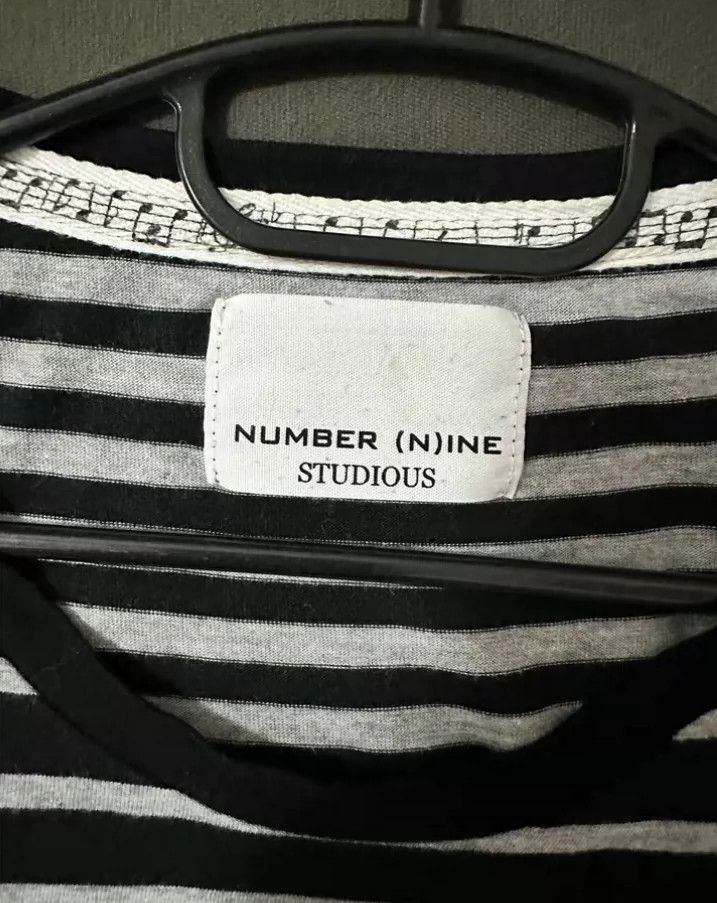 Number (N)ine Number (N)ineX Studious early co-branded striped short slee Size US M / EU 48-50 / 2 - 3 Thumbnail