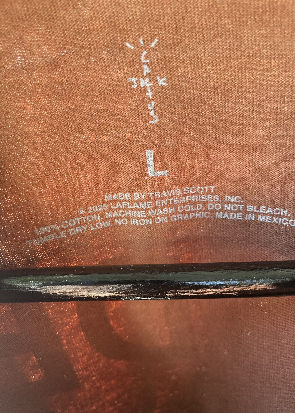 Palace Travis Scott Rodeo 10 Years La Flame Tee Size US L / EU 52-54 / 3 - 5 Thumbnail