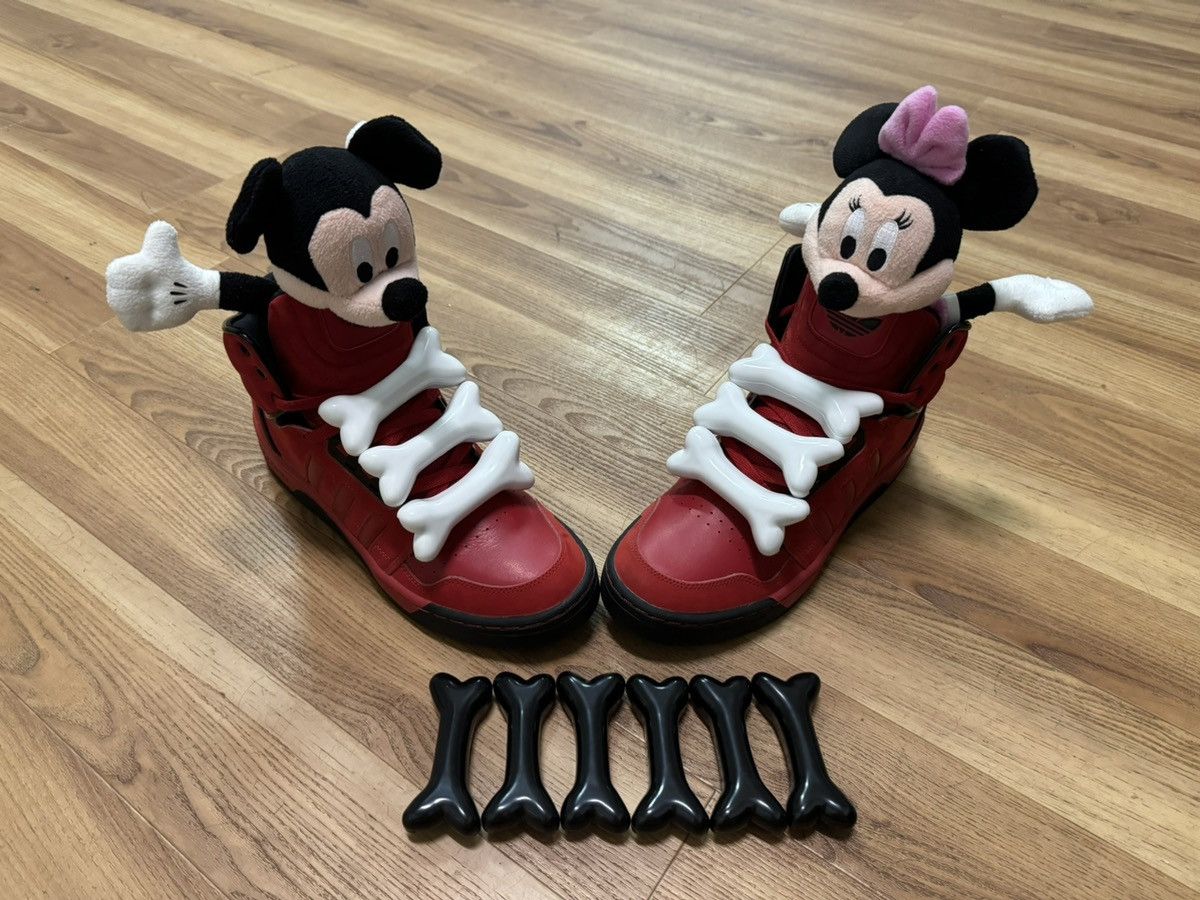 Adidas Jeremy Scott Mickey Mouse Bones, size 10.5, RARE!