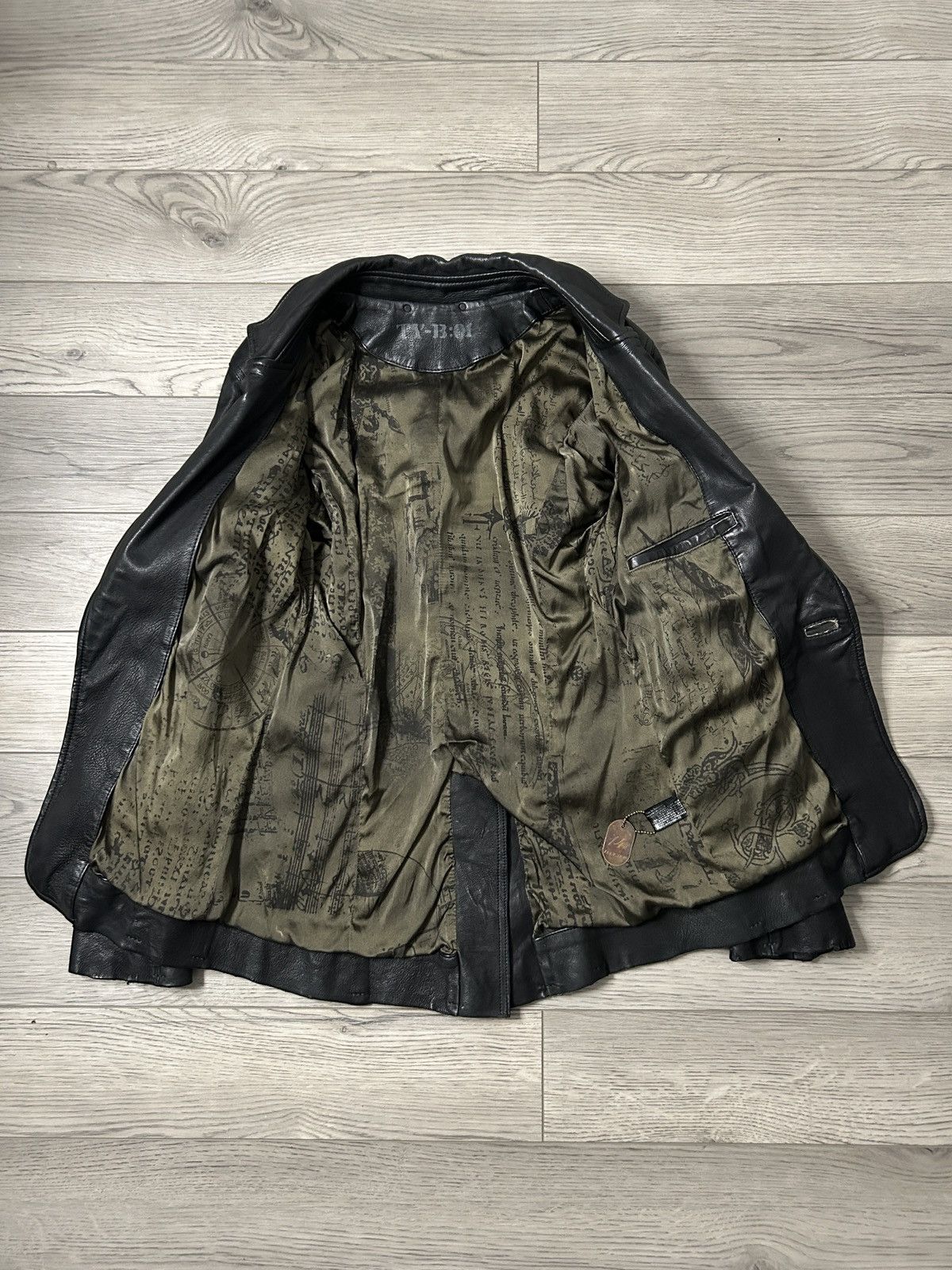 14th Addiction 14th Addiction Leather Blazer Size US M / EU 48-50 / 2 - 3 Thumbnail