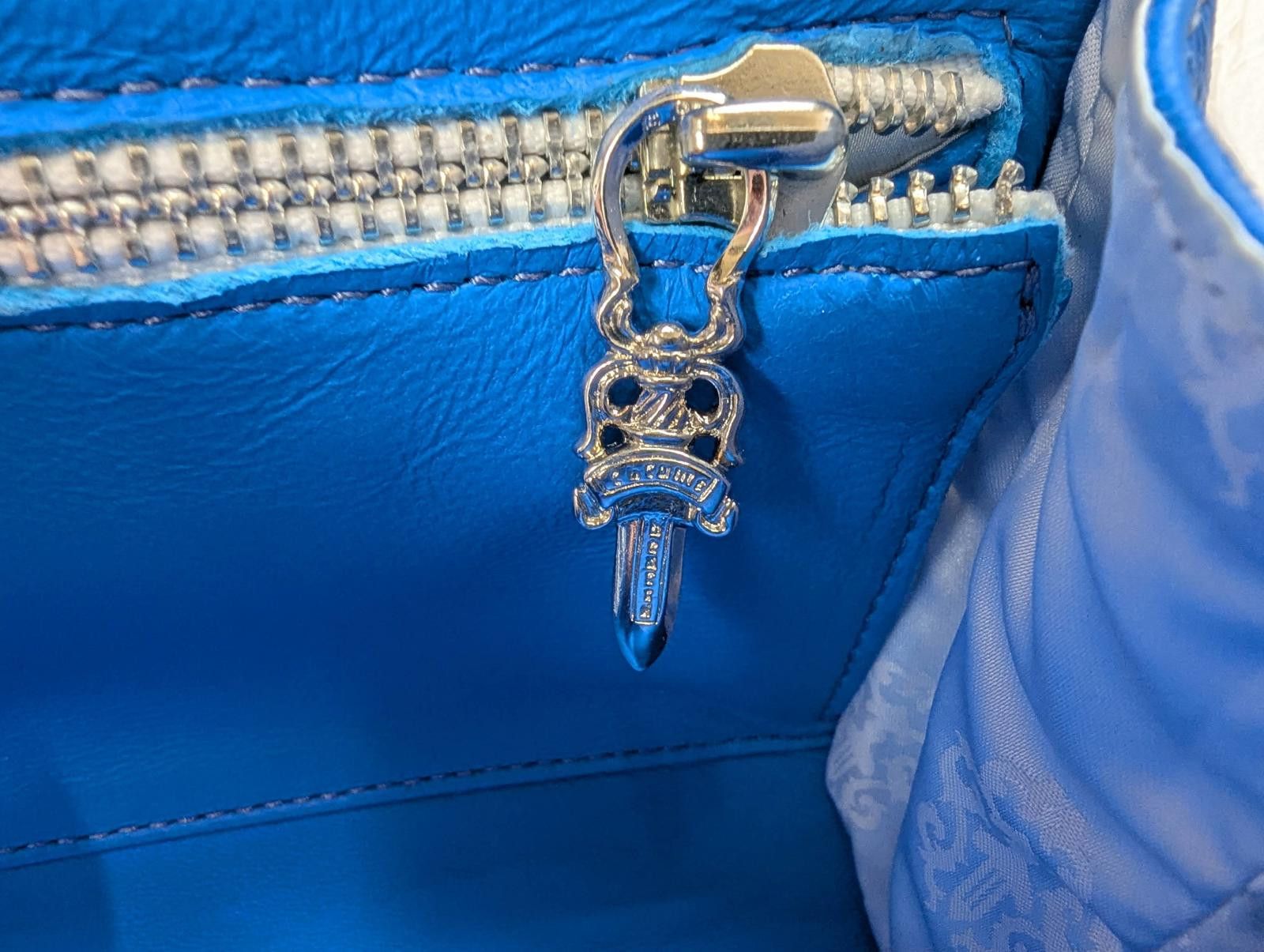 Chrome Hearts Chrome Hearts Quilted Purse in Light Blue Size ONE SIZE - 10 Thumbnail