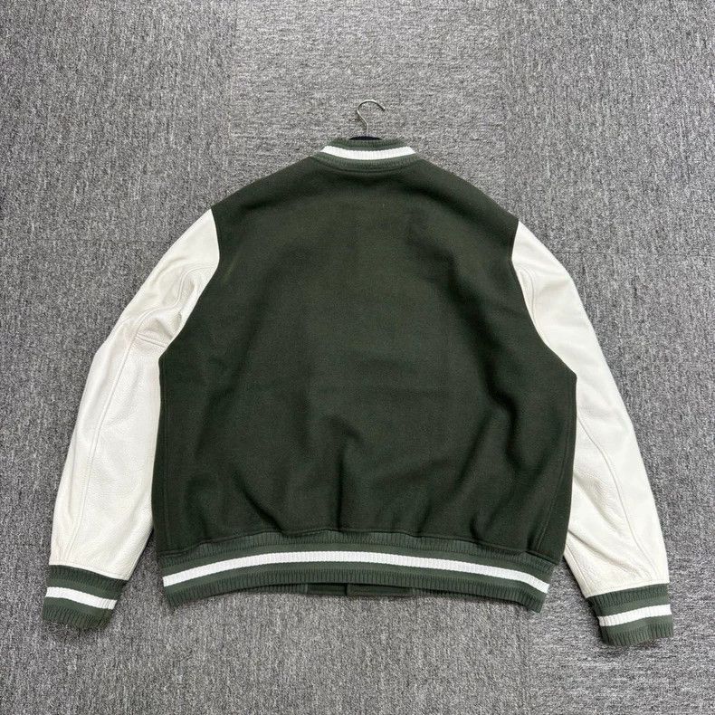 Givenchy Givenchy Size58 Wool and Leather Baseball Jacket Size US M / EU 48-50 / 2 - 5 Thumbnail