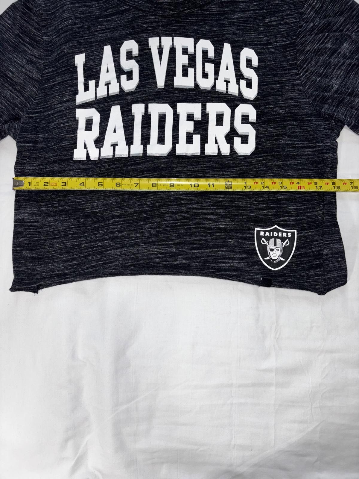 NFL Las Vegas Raiders Cropped Long Sleeve T-Shirt Size M / US 6-8 / IT 42-44 - 9 Thumbnail