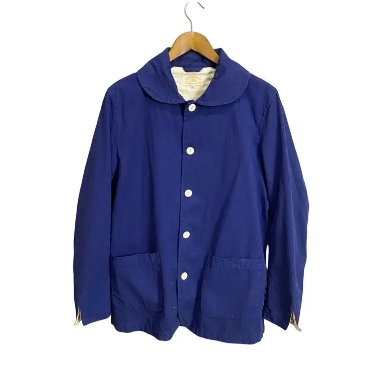 Vintage Vintage Joey Factory navy style shawl collar jacket Size US L / EU 52-54 / 3 - 1 Thumbnail