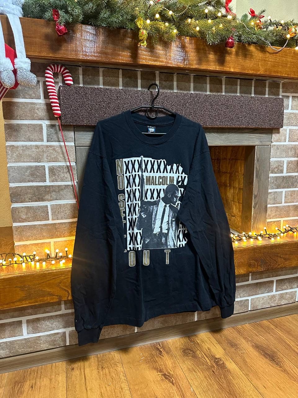 Band Tees × Vintage Vintage Malcolm X No Sell Out Size XL Size US XL / EU 56 / 4 - 1 Thumbnail
