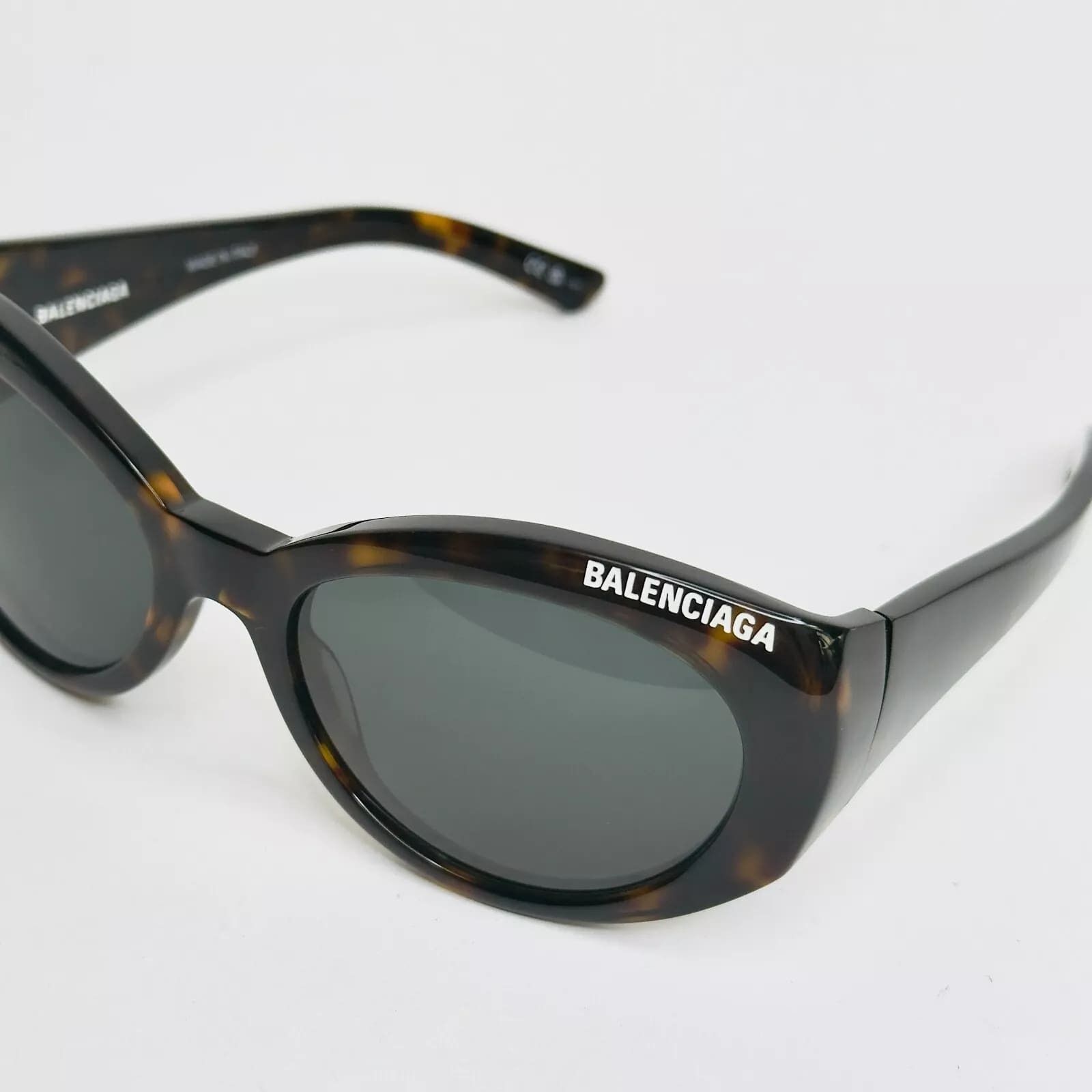 Balenciaga BALENCIAGA Oval 0267 Brown Logo Sunglasses BB0267S 002 Size ONE SIZE - 2 Thumbnail