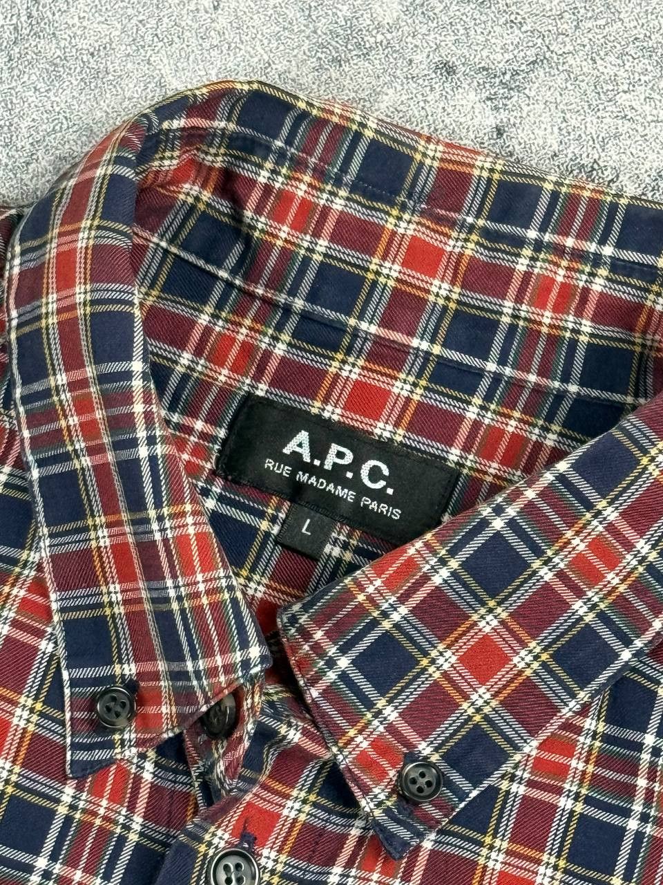 A.P.C. APC Shirt Size US L / EU 52-54 / 3 - 4 Thumbnail