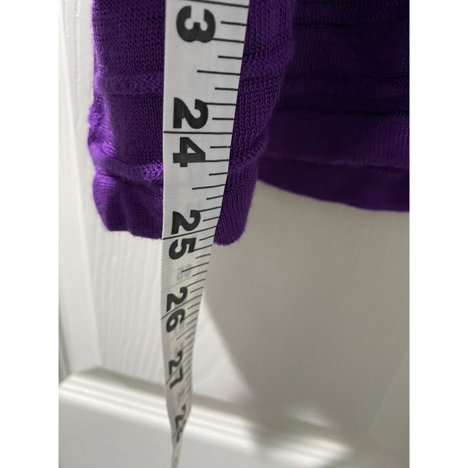 Dana Lee Dana Buchman sweater Purple Size L Cotton Top A001374 Size L / US 10 / IT 46 - 4 Thumbnail