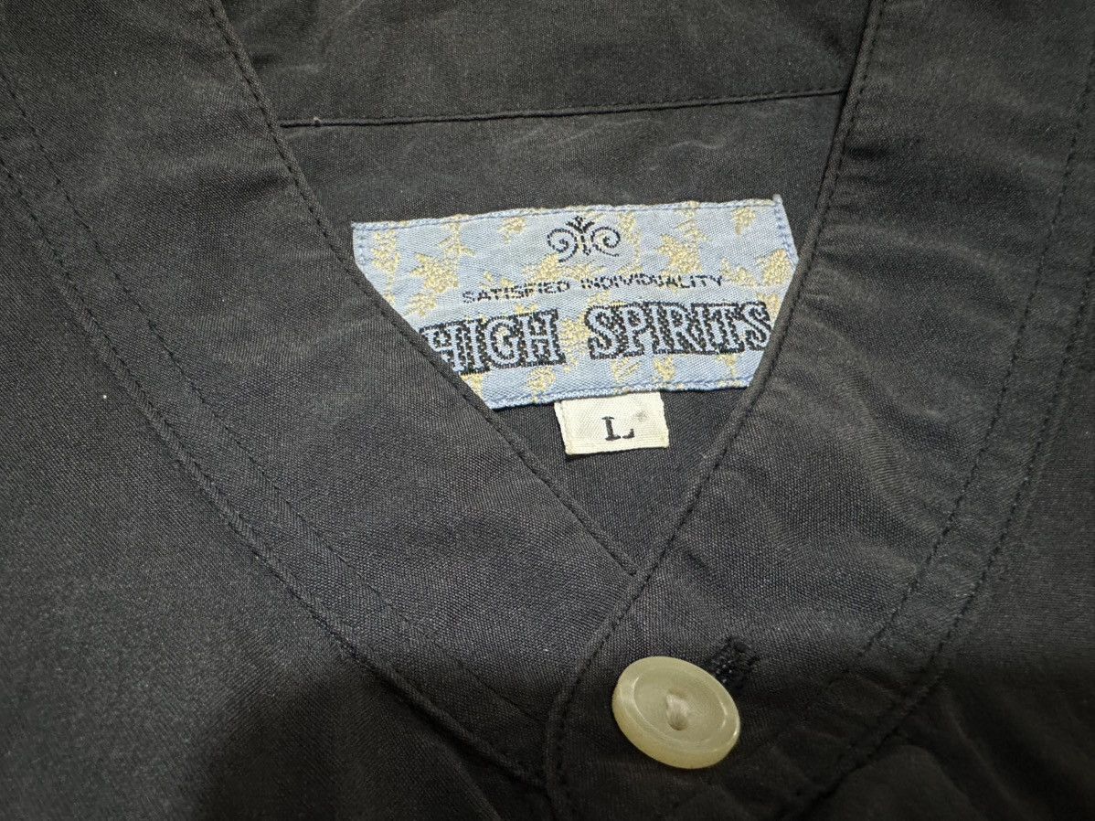 Japanese Brand 🔥 Japanese Vintage High Spirits Shirt Collarless Ss Size US L / EU 52-54 / 3 - 4 Thumbnail