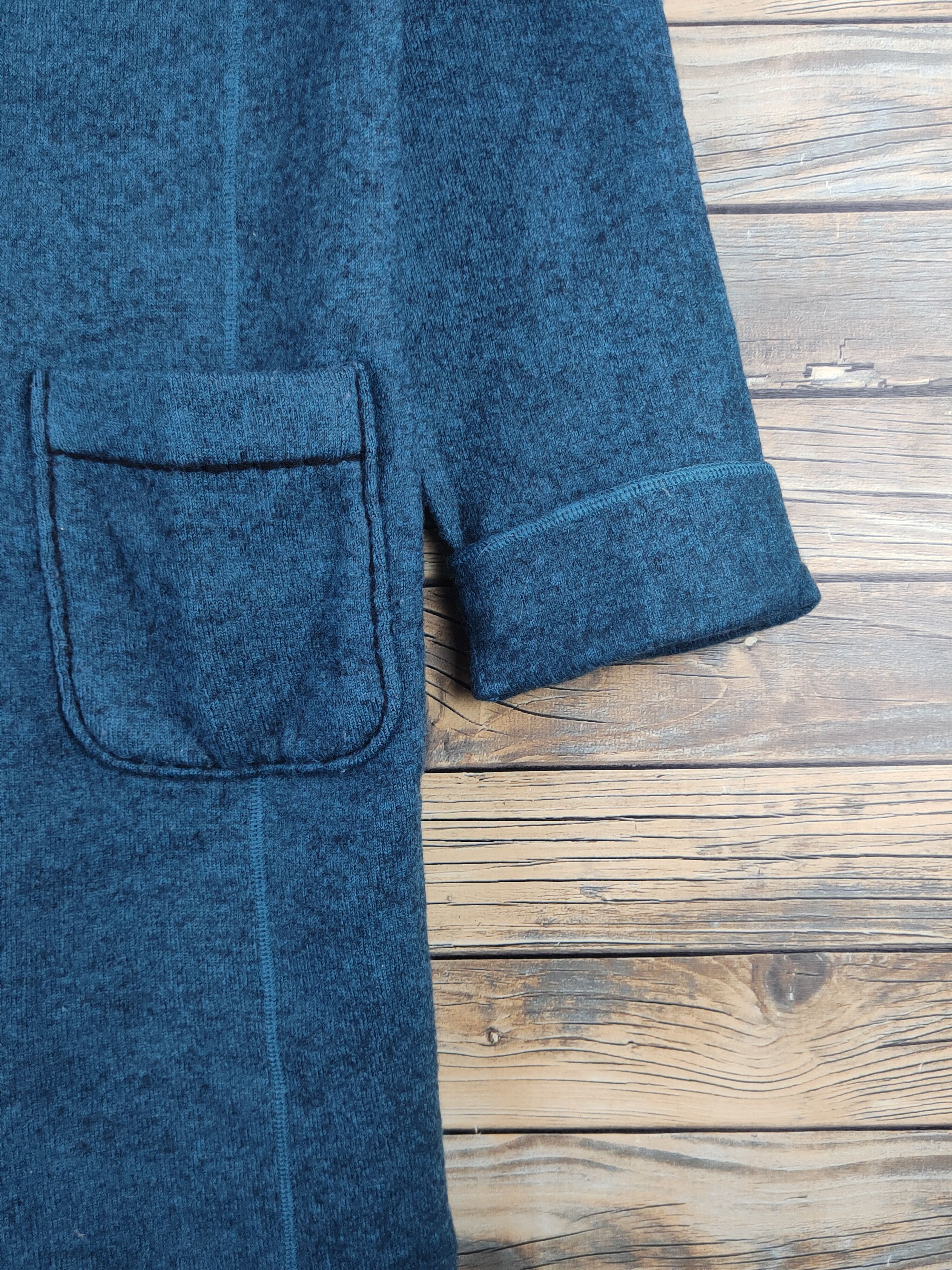 Japanese Brand DL LA Charmer Green Vintage Long Cardigans #46-526 Size M / US 6-8 / IT 42-44 - 7 Thumbnail
