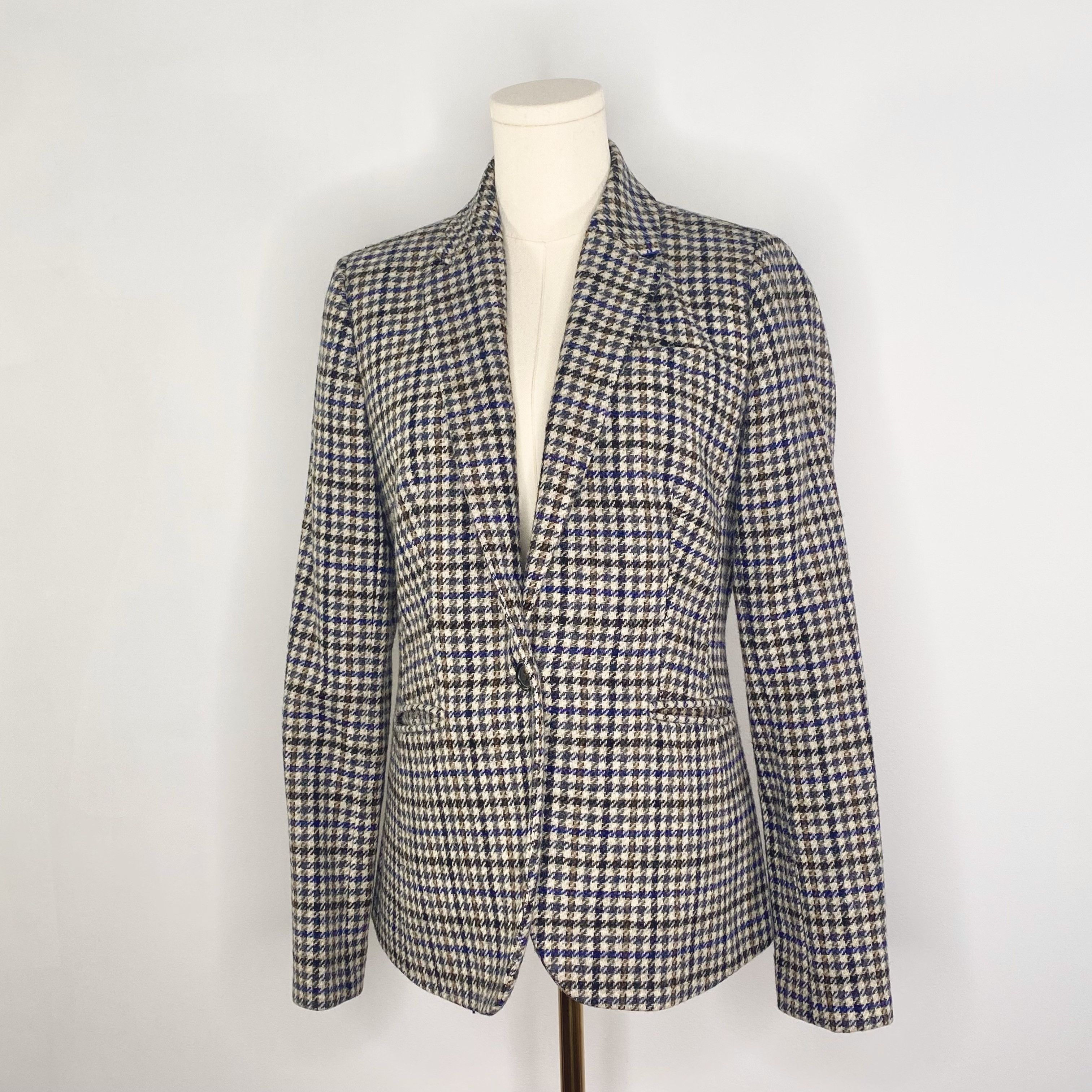 J.Crew J Crew - Houndstooth Blazer Coat Size M / US 6-8 / IT 42-44 - 5 Thumbnail