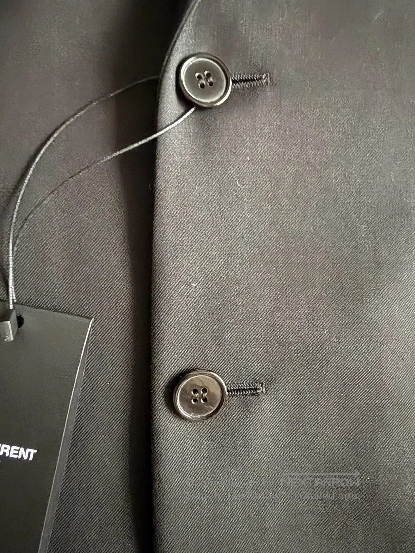Saint Laurent Paris Black Single-Breasted Blazer. Size US M / EU 48-50 / 2 - 4 Thumbnail