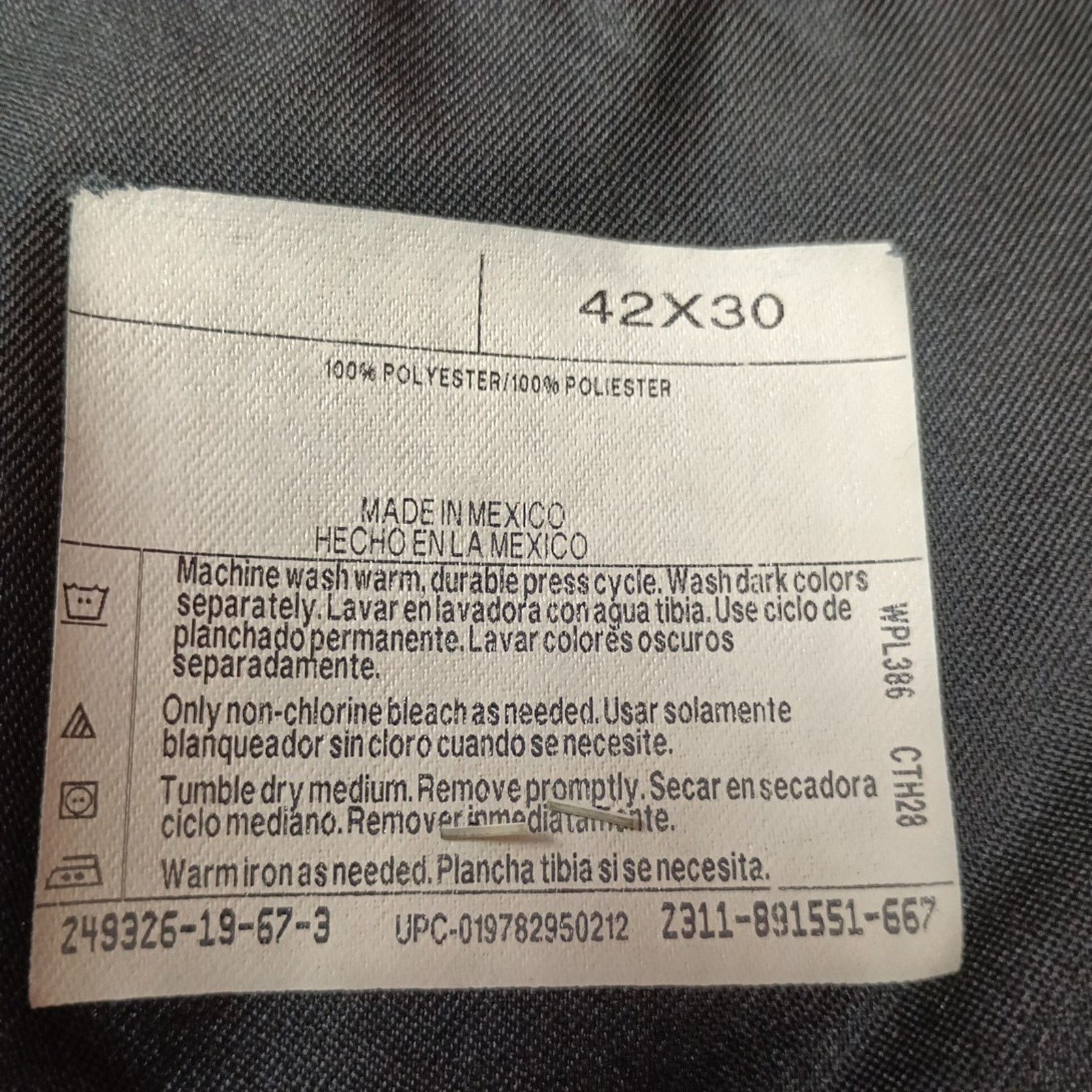 Haggar Haggar Pants Men's Size 42x30 Tan Classic Fit Pleated Cuffed Size US 42 / EU 58 - 5 Thumbnail