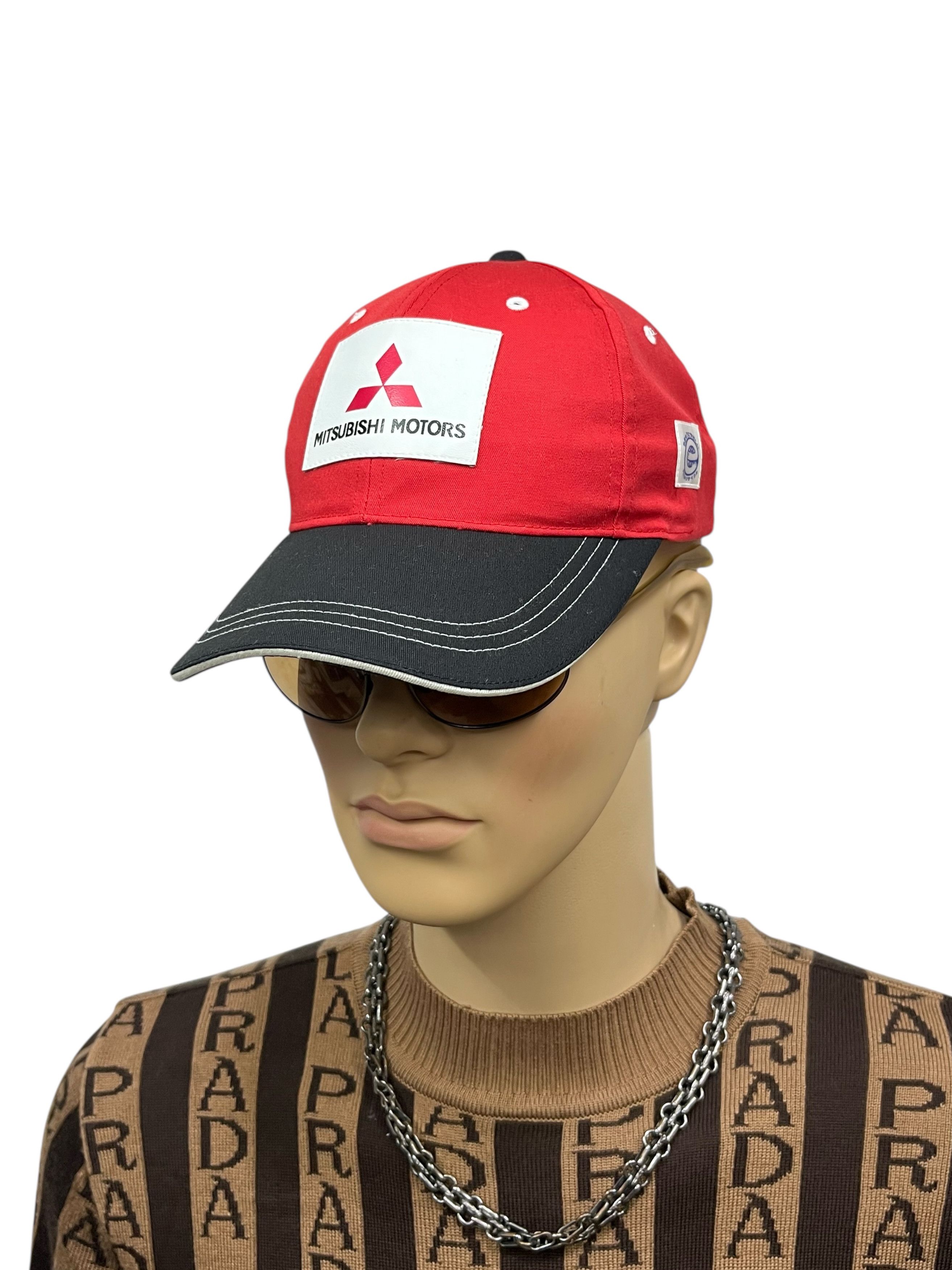 Japanese Brand 🏁Vintage MITSUBISHI MOTORS RALLIART JAPAN Hat Size ONE SIZE - 1 Thumbnail