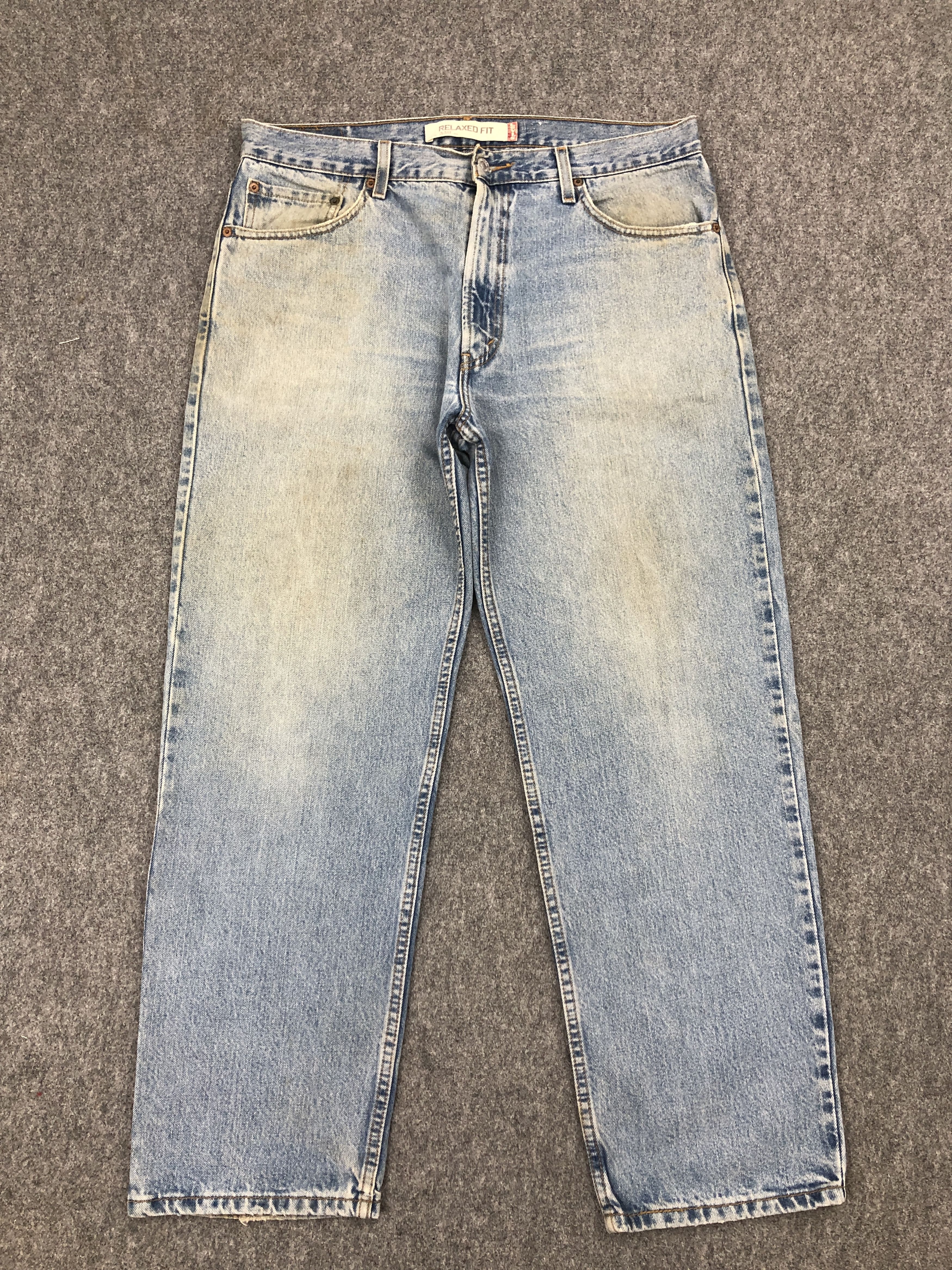 Faded Blue Vintage Levis 550 Denim Jeans