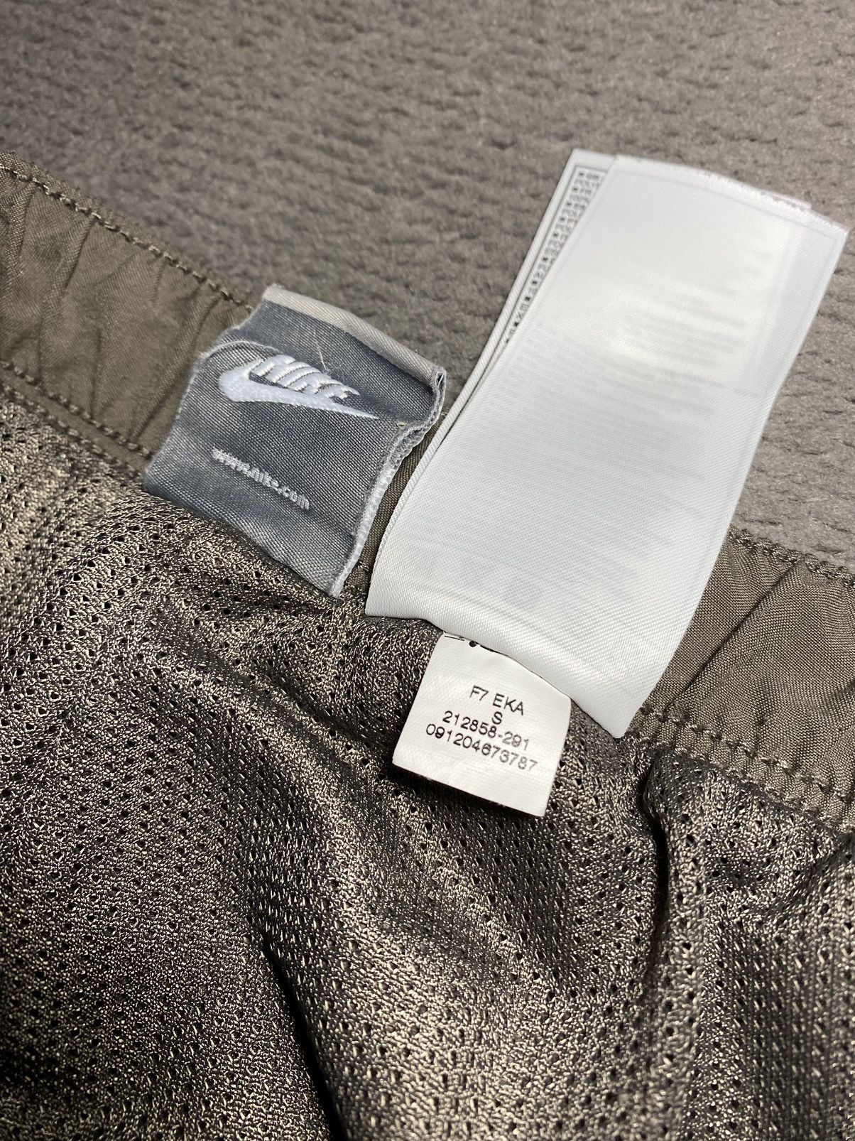 Nike × Vintage Vintage 00’s Nike Double Swoosh light khaki Sweatpants Y2K Size 25" / US 0 / IT 36 - 13 Thumbnail