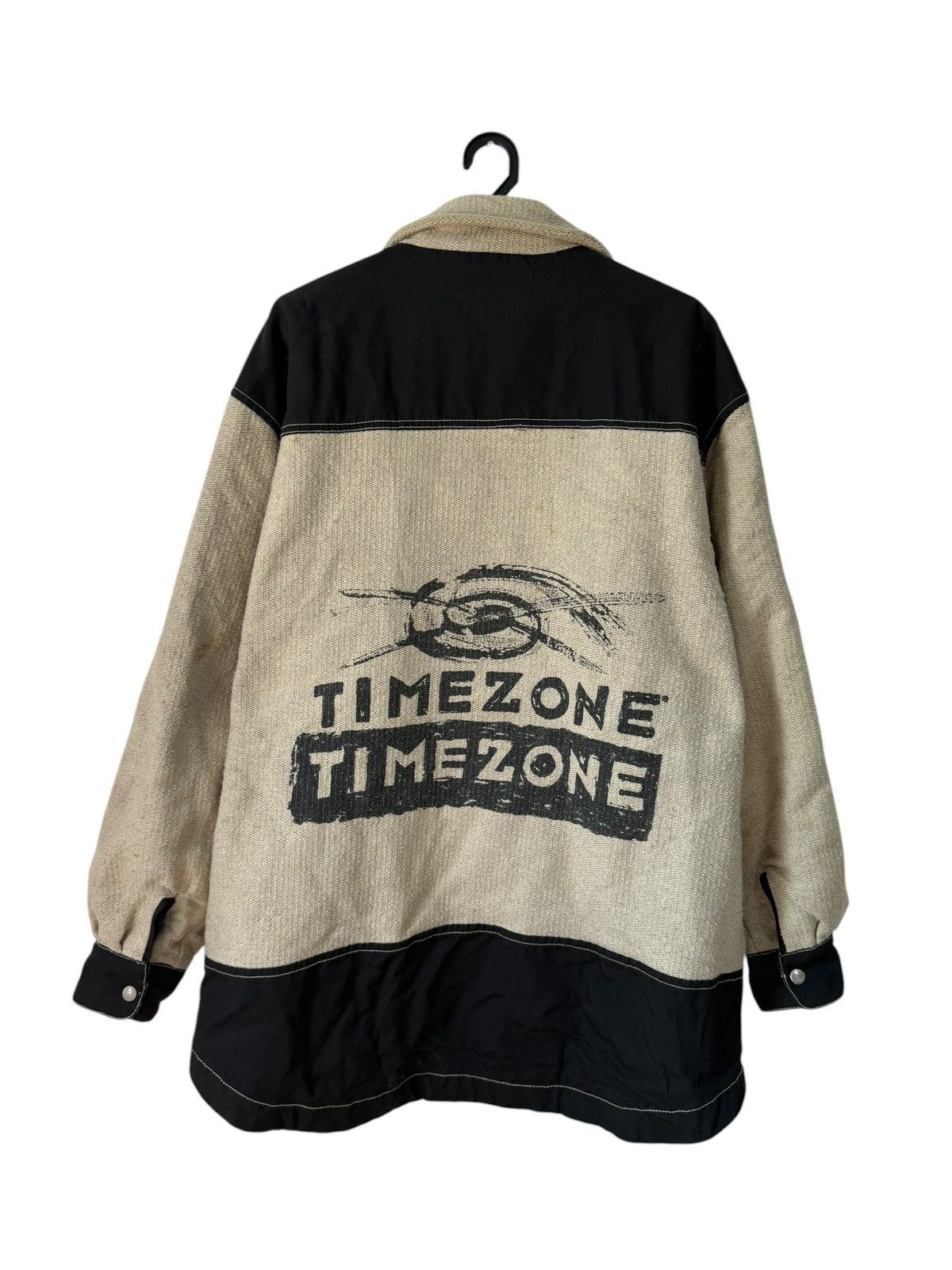 Asics Vintage Time Zone Canvas Jacket Ski Design Size US L / EU 52-54 / 3 - 3 Thumbnail