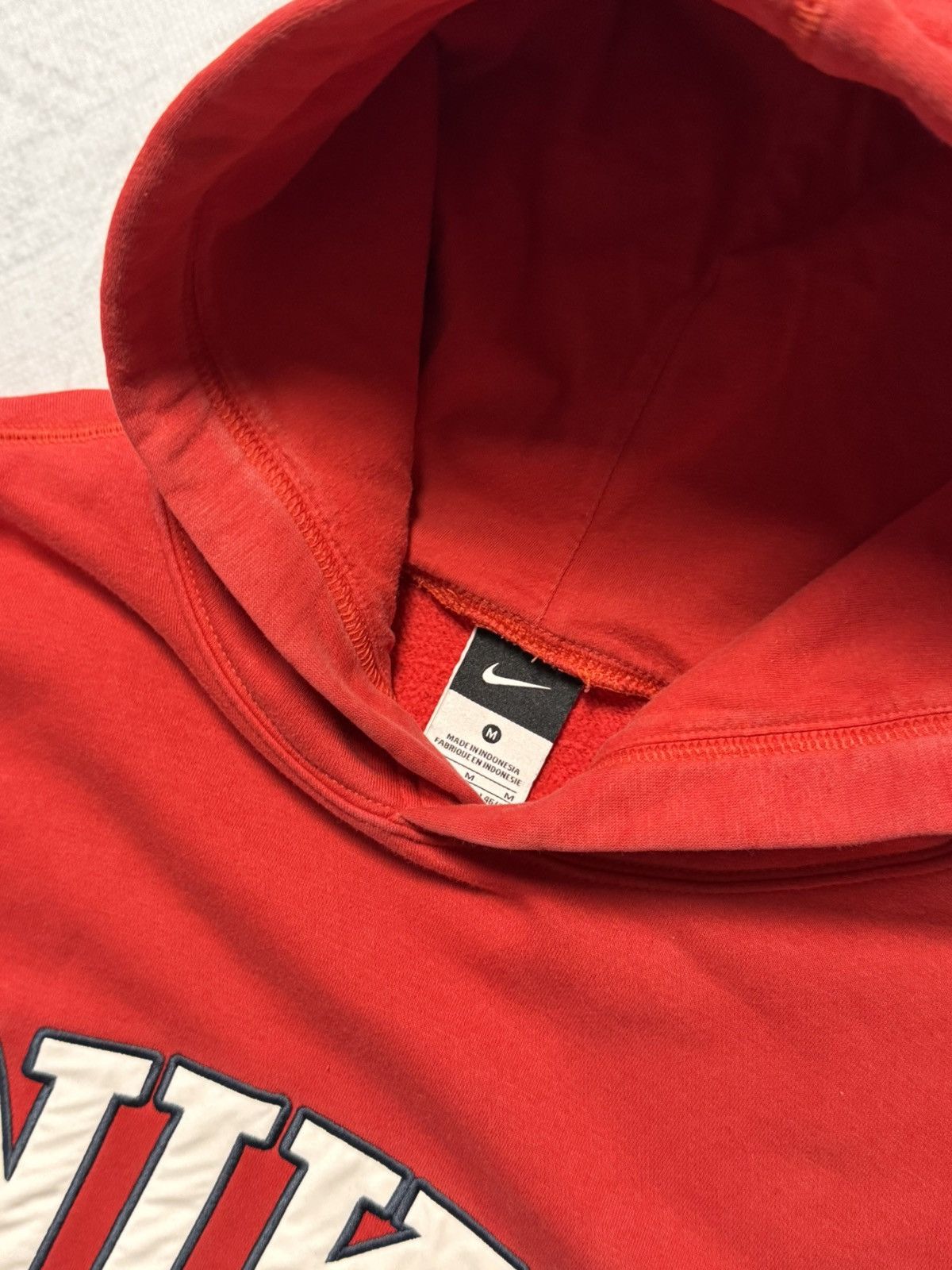 Nike × Vintage 00s Nike Vintage Big Logo Oversize Hoodie Y2K Size US M / EU 48-50 / 2 - 5 Thumbnail