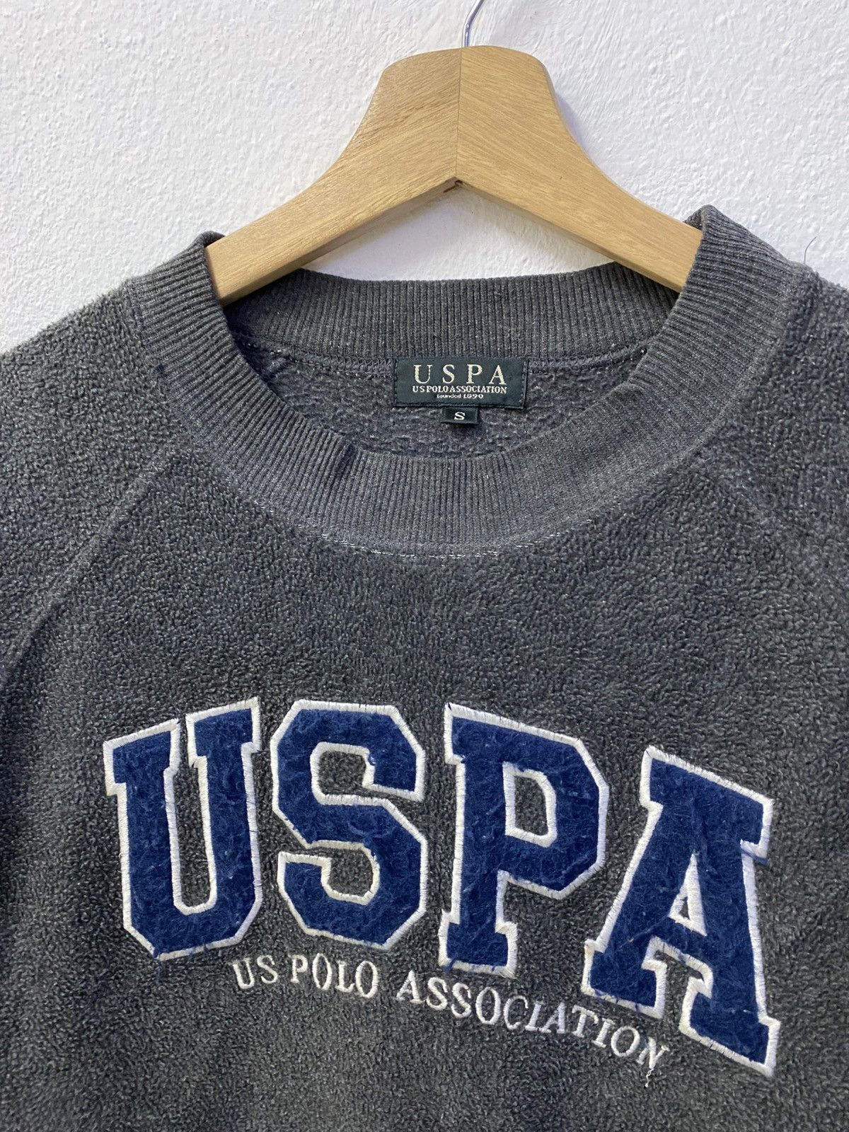 U.S. Polo Assn. × Vintage Vintage US Polo Association Fleece Sweatshirt Size US S / EU 44-46 / 1 - 3 Thumbnail