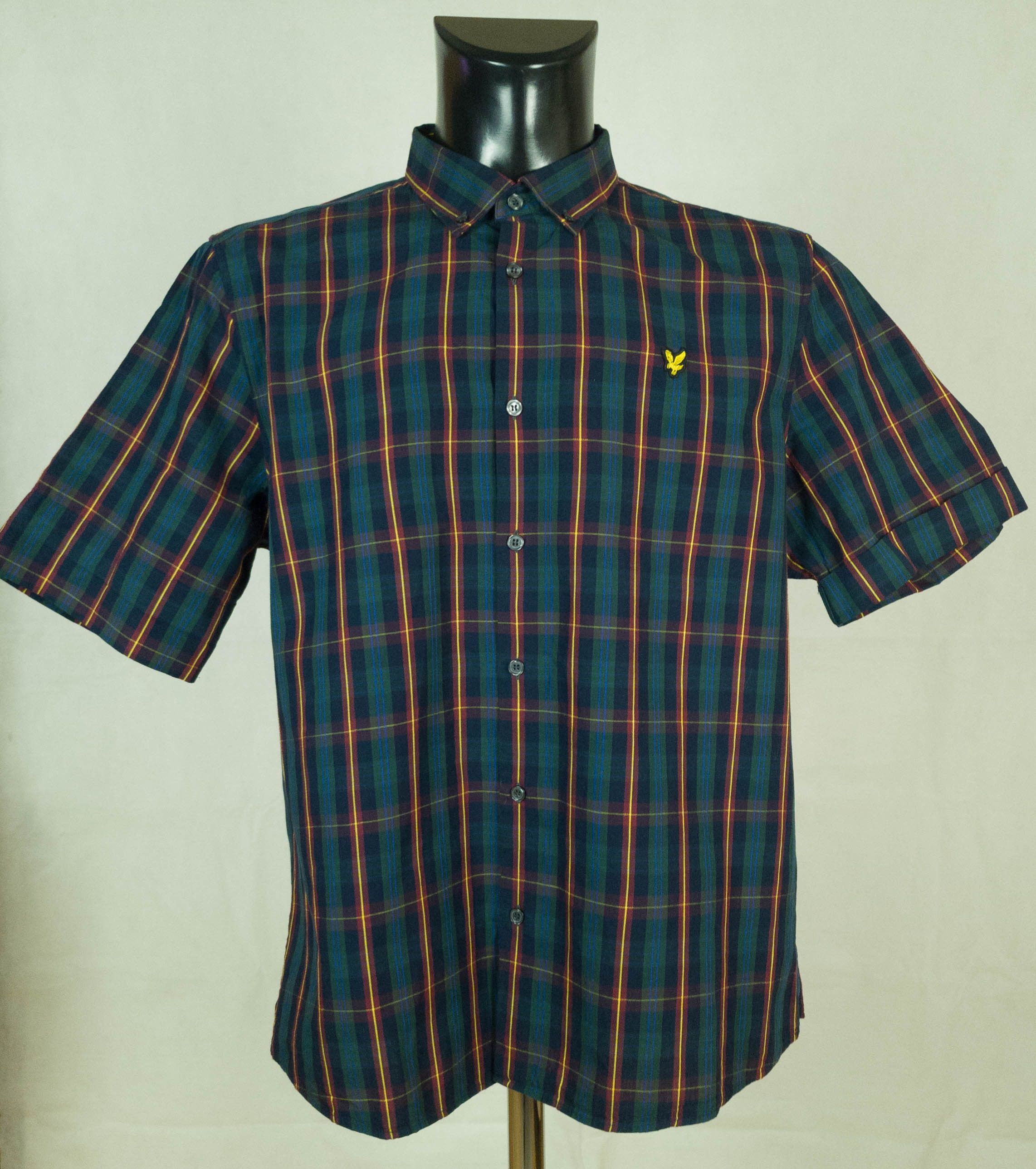 Lyle & Scott -- MENS Lyle & Scott SHIRT SHORT SLEEVE COTTON SIZE XL Size US XL / EU 56 / 4 - 1 Thumbnail