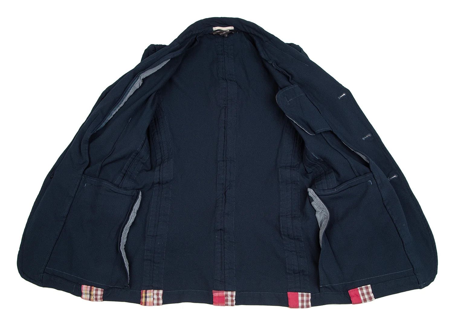 Comme des Garcons Homme Plus Seamline Design Polyester Jacket in Navy Blue, Size S Size US S / EU 44-46 / 1 - 10 Thumbnail
