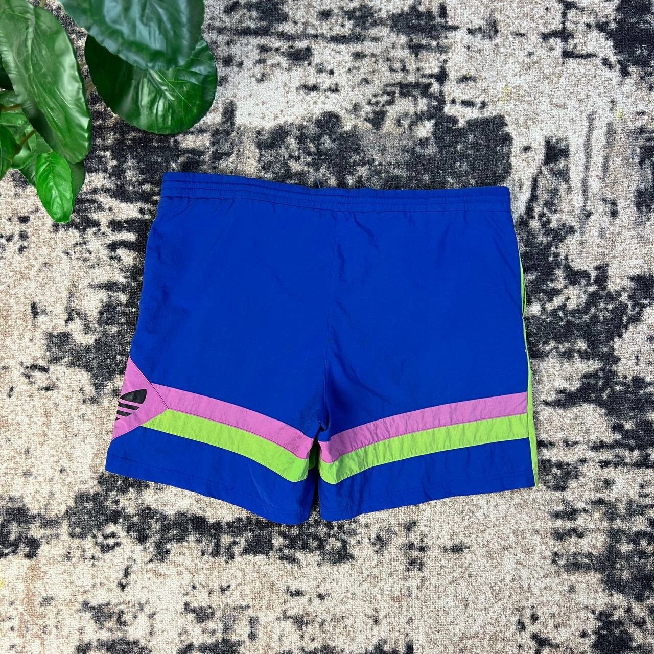 Adidas Adidas Vintage 90s Big Logo Nylon Light Shorts Size US 36 / EU 52 - 2 Thumbnail