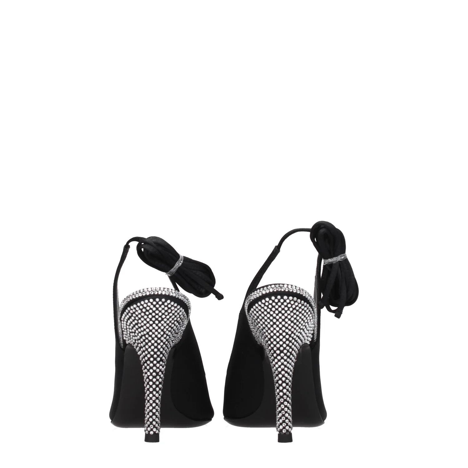The Attico ob1o1e1224 Satin Sandals in Black Size US 6 / IT 36 - 5 Thumbnail