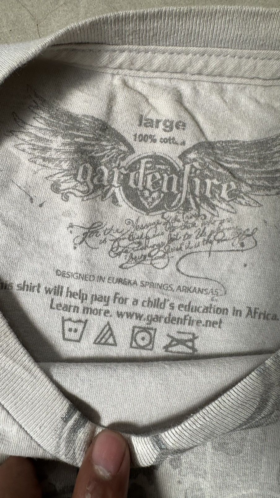 Garden GARDEN FIRE AFFLICTION TEE Size US L / EU 52-54 / 3 - 4 Thumbnail