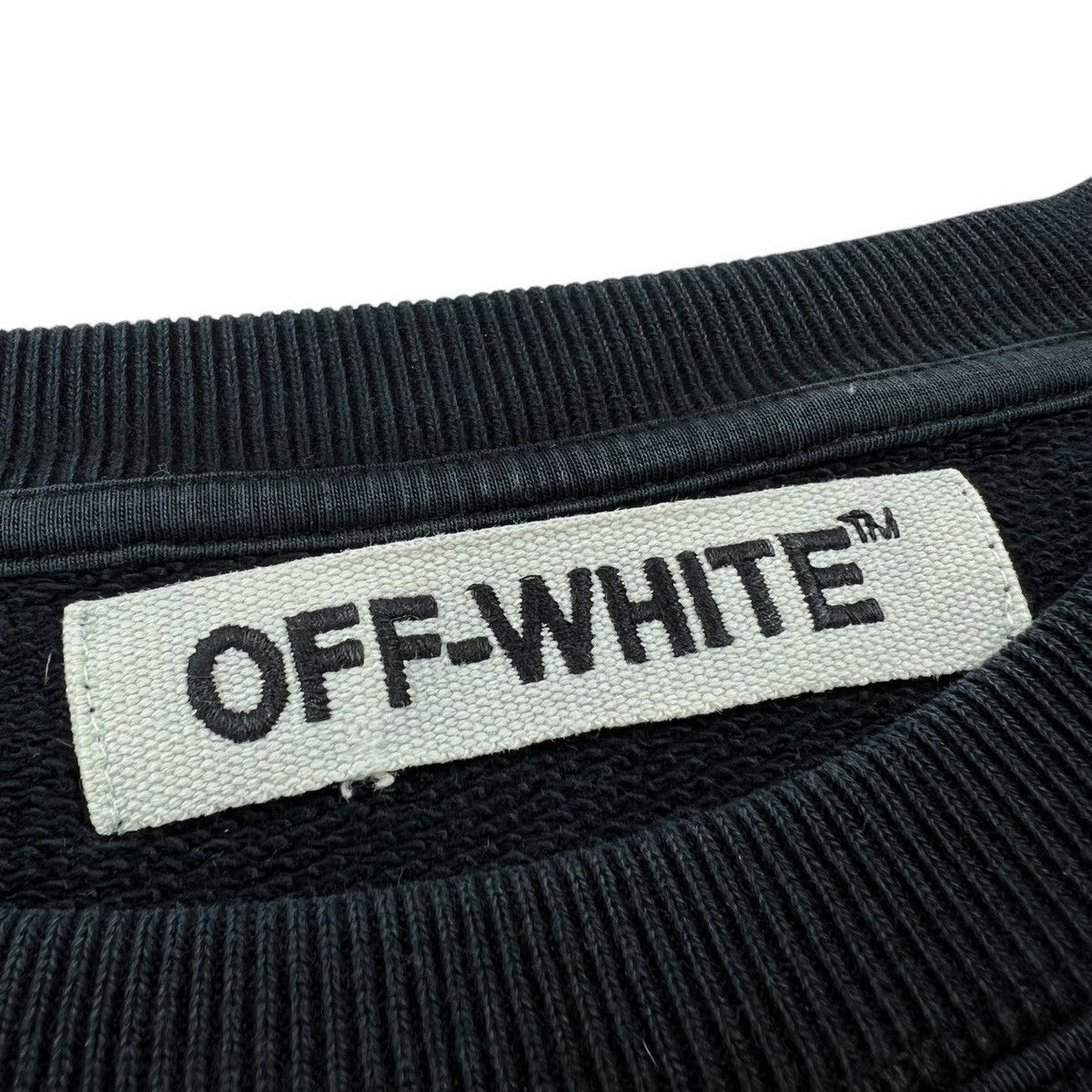 Off-White Off-White Brushed Diagonal Black Sweatshirt Size US L / EU 52-54 / 3 - 4 Thumbnail