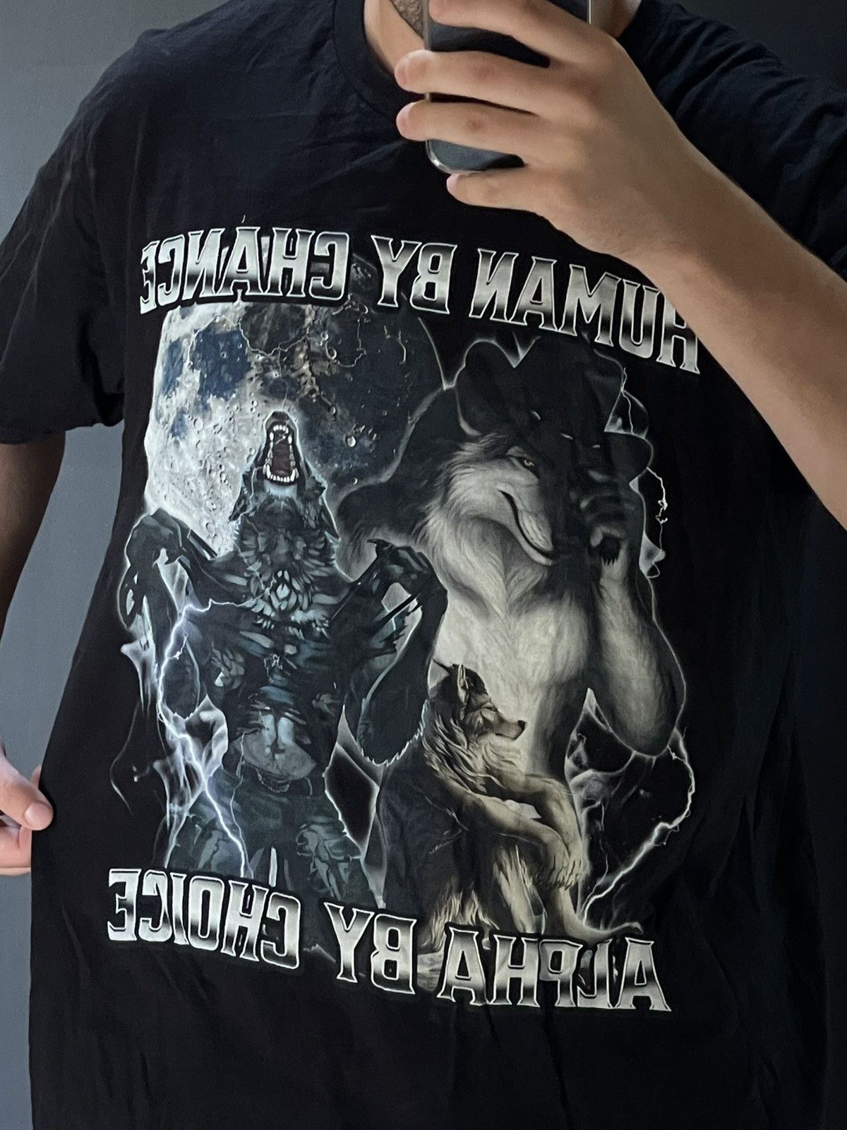 Alpha Studio Wolf Humor Aplha Sigma Thomas Shelby T-shirt Size US XL / EU 56 / 4 - 3 Thumbnail