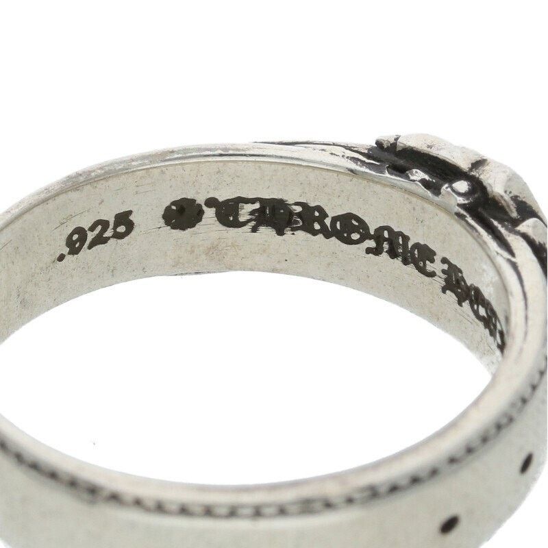 Chrome Hearts Chrome Hearts Belted CH Logo Silver Ring Size ONE SIZE - 3 Thumbnail