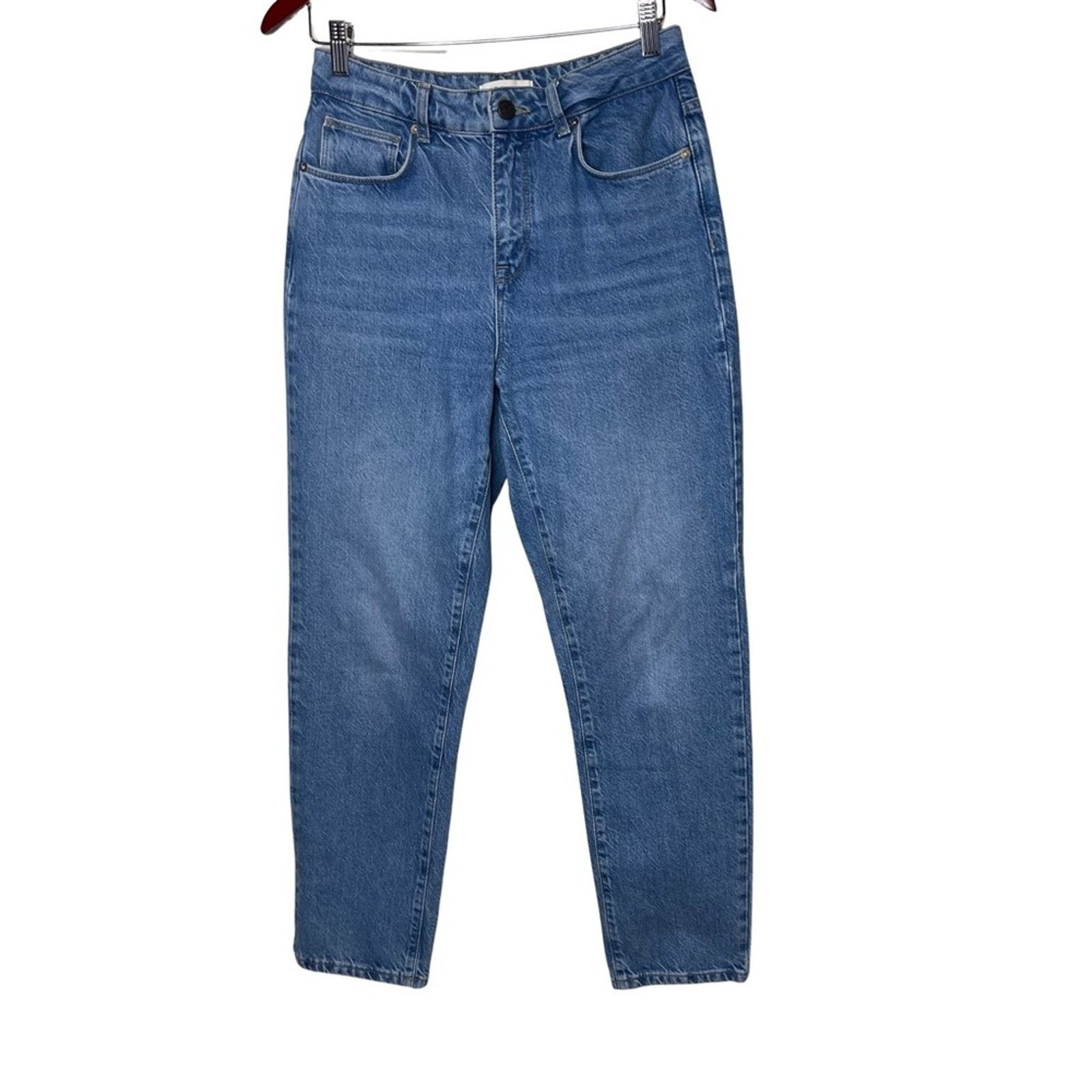 Reiss REISS Raye high-rise slim-fit straight light blue jeans 28 Size 28" / US 6 / IT 42 - 2 Thumbnail