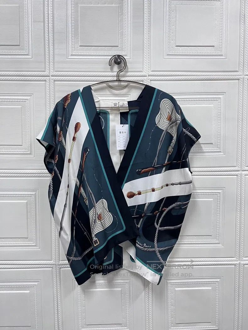 Hermes Hermes Silk Sleeveless Top Size M / US 6-8 / IT 42-44 - 1 Thumbnail