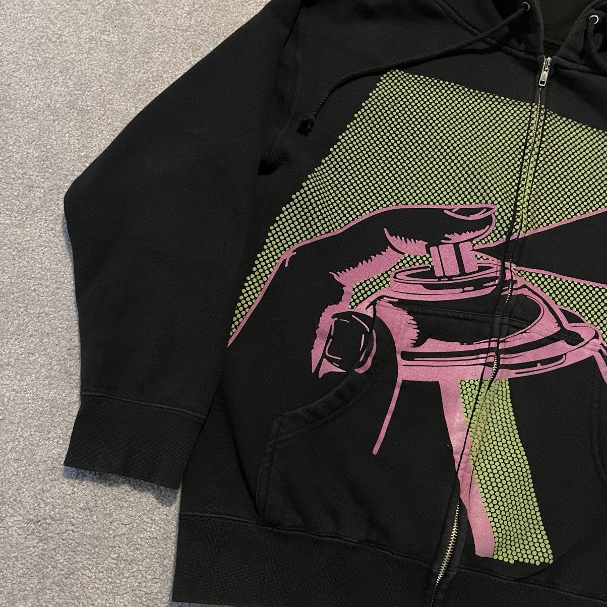 The Seventh Letter Vintage 2000s The Seventh Letter Graffiti Logo Zip Up Hoodie Size US S / EU 44-46 / 1 - 3 Thumbnail
