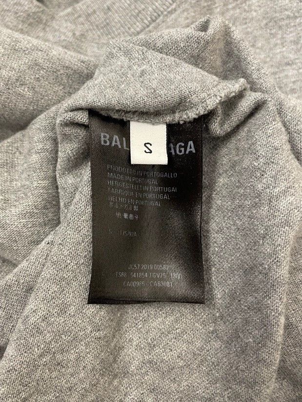 Balenciaga Balenciaga Double B Lock Logo in Gray long sleeves 2502-Ne Size US S / EU 44-46 / 1 - 6 Thumbnail