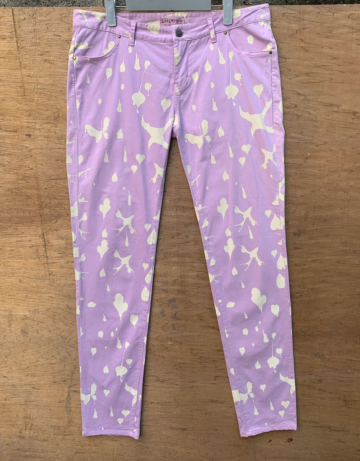 Japanese Brand 🔥🔥 Scolar Full Print Strech Pants Size 34" / US 12 / IT 48 - 2 Thumbnail